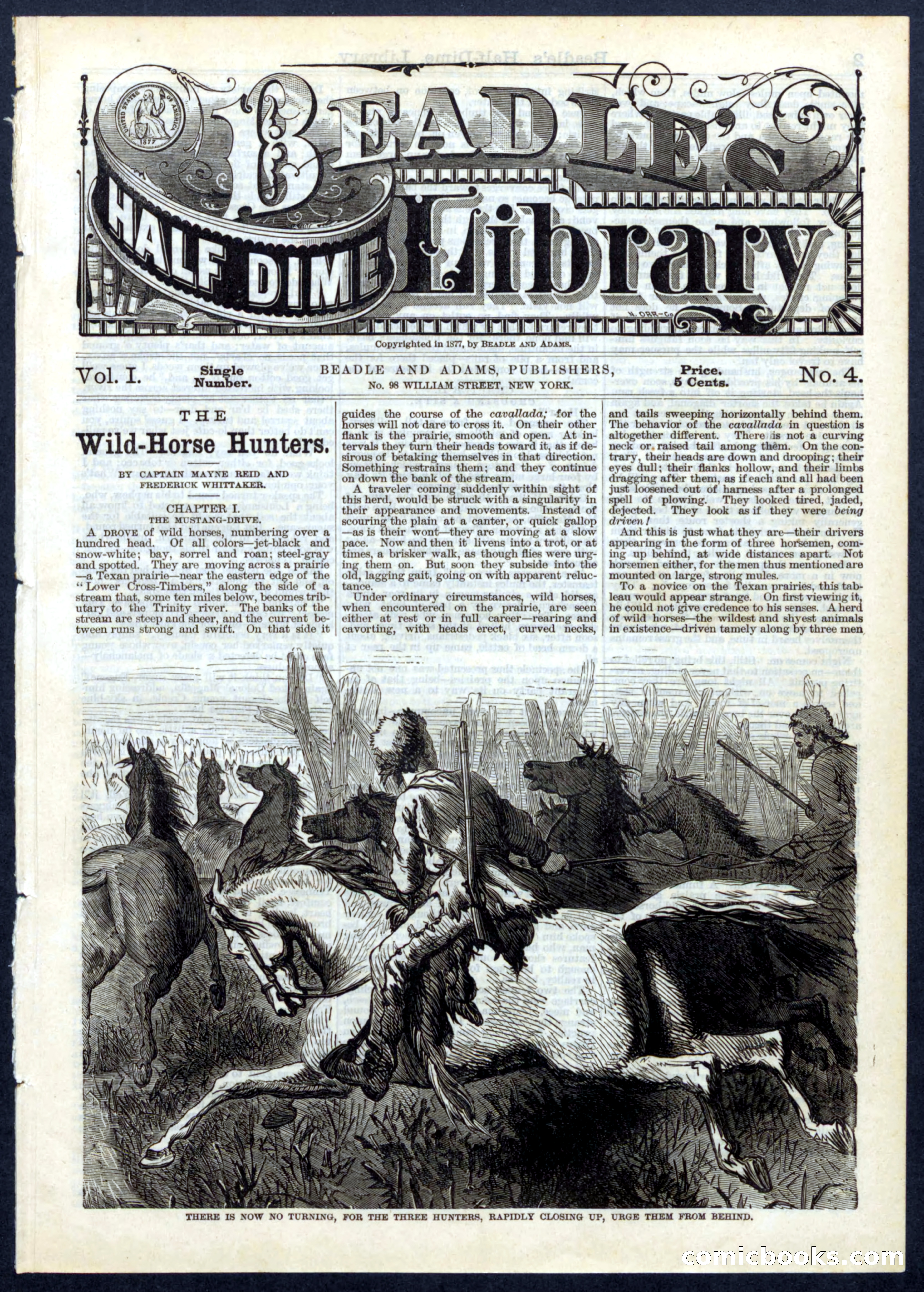 Beadle's Half Dime Library, No. 4 — page 1 of 16