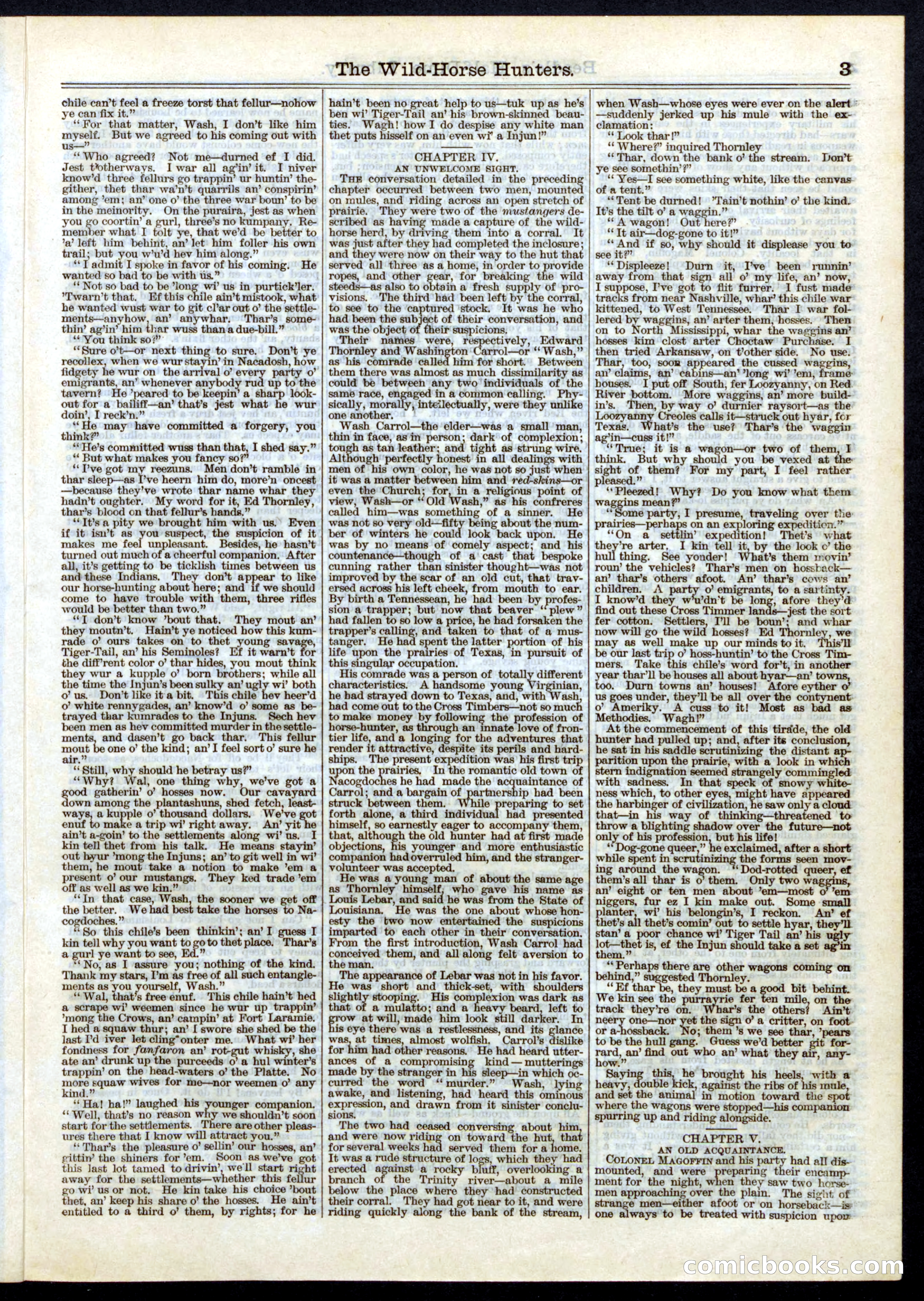 Beadle's Half Dime Library, No. 4 — page 3 of 16