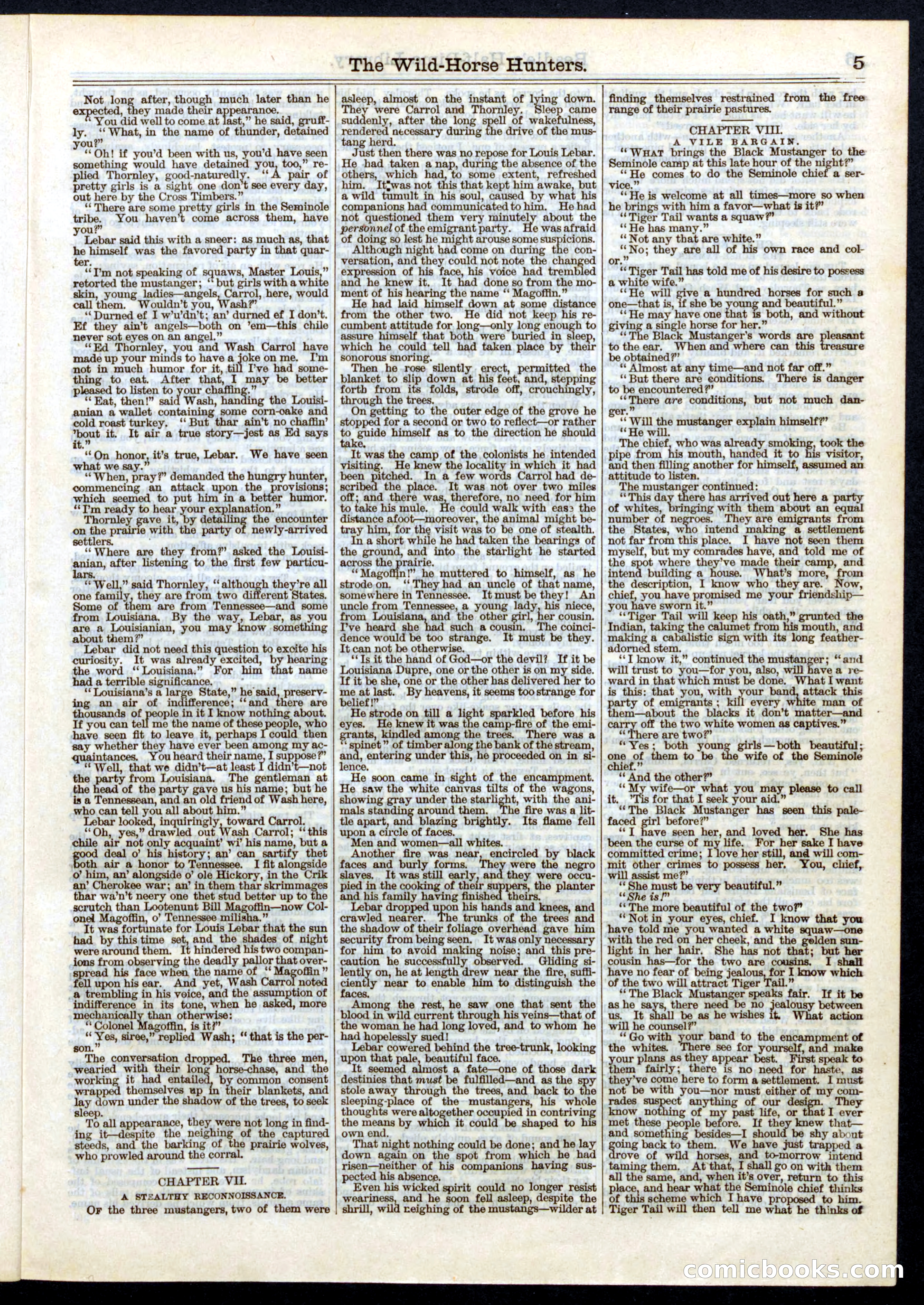Beadle's Half Dime Library, No. 4 — page 5 of 16