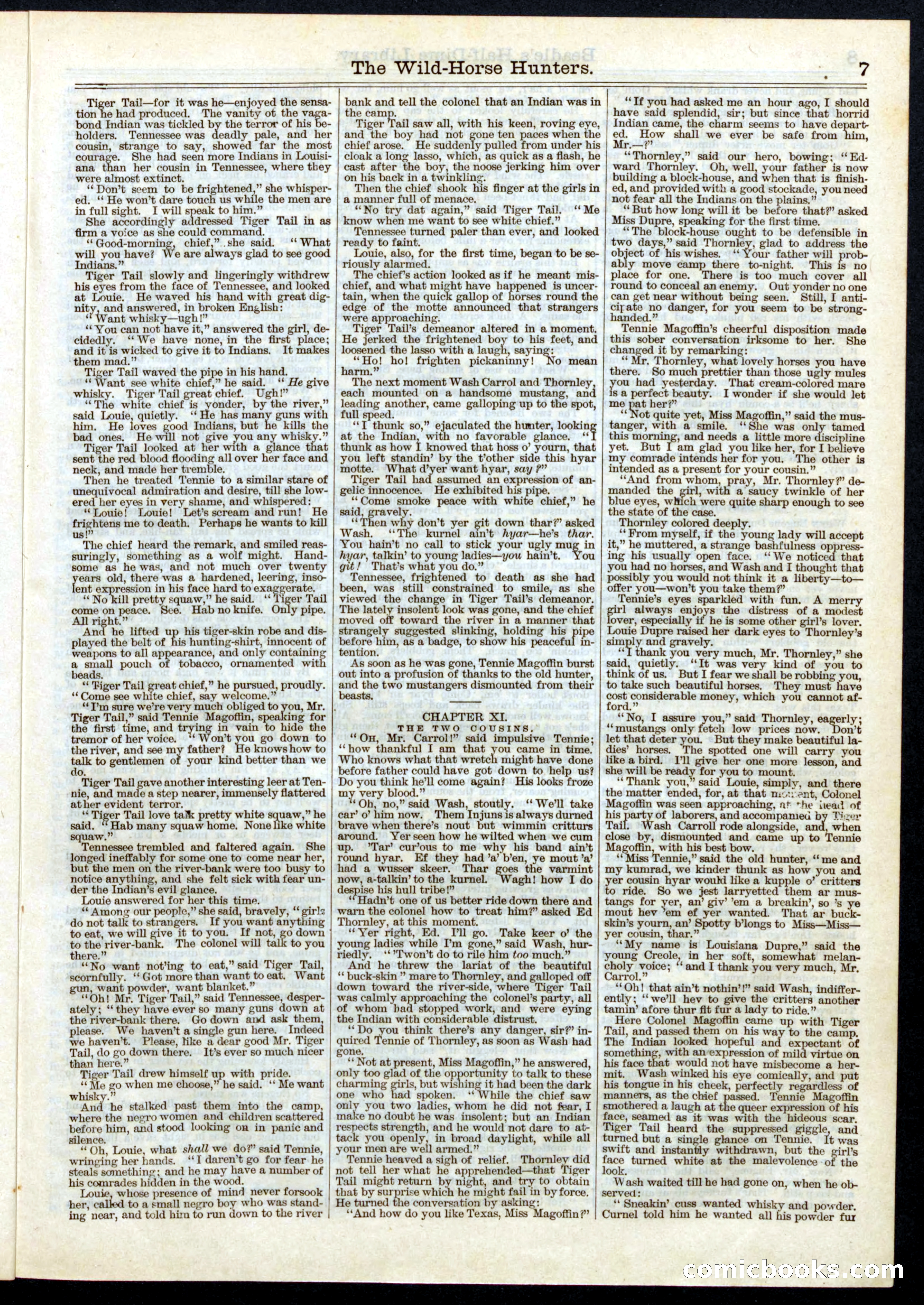Beadle's Half Dime Library, No. 4 — page 7 of 16