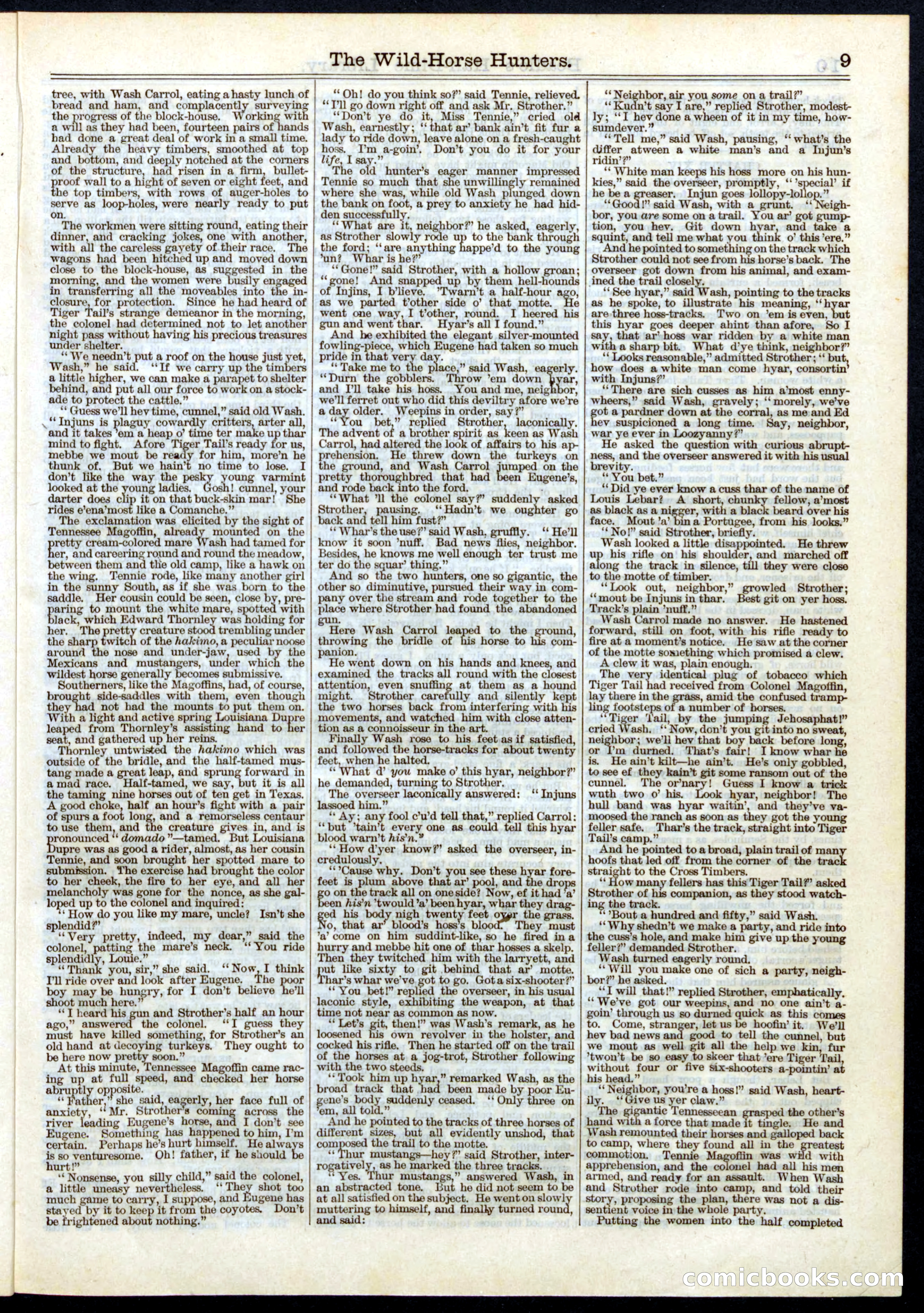 Beadle's Half Dime Library, No. 4 — page 9 of 16