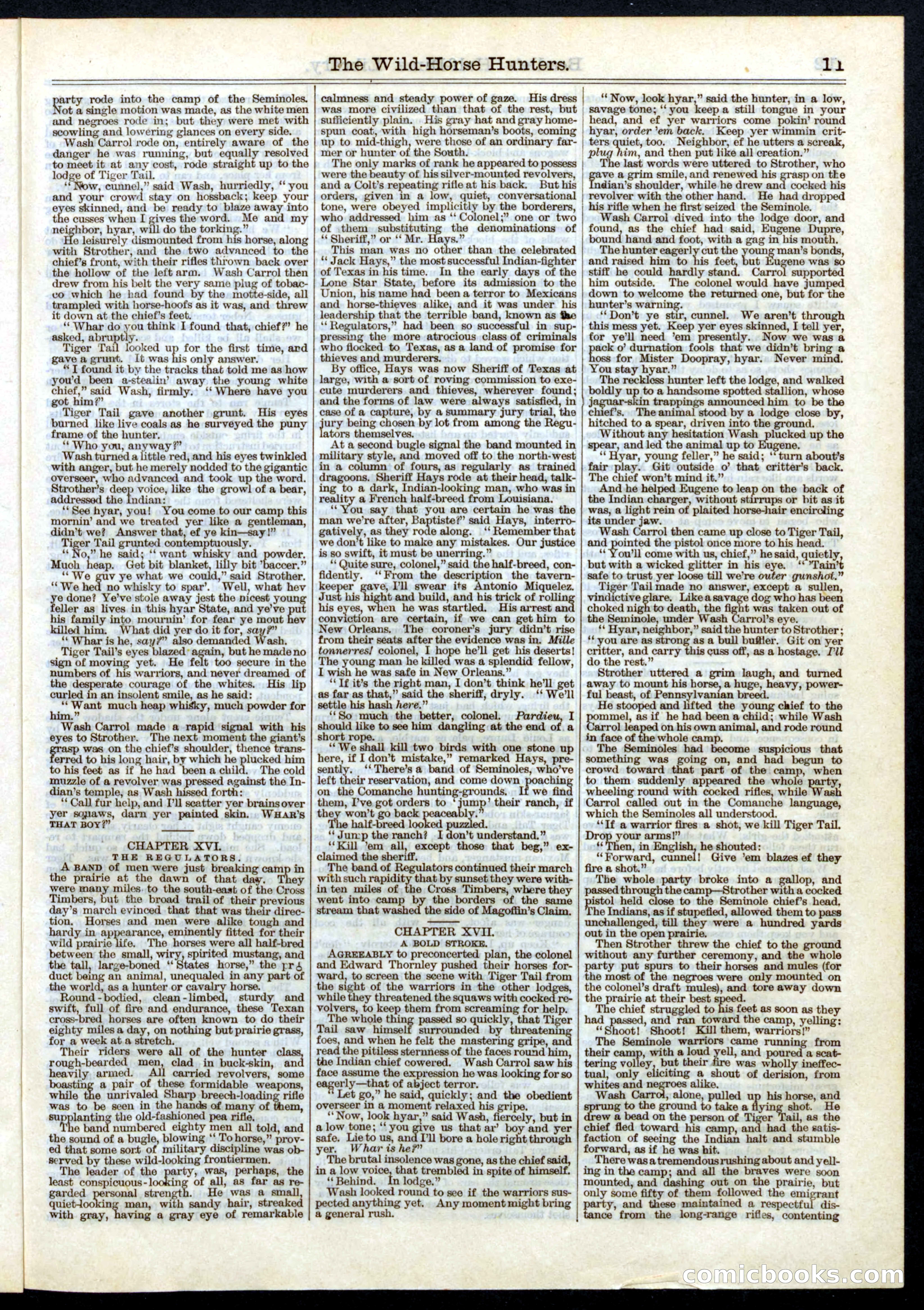 Beadle's Half Dime Library, No. 4 — page 11 of 16