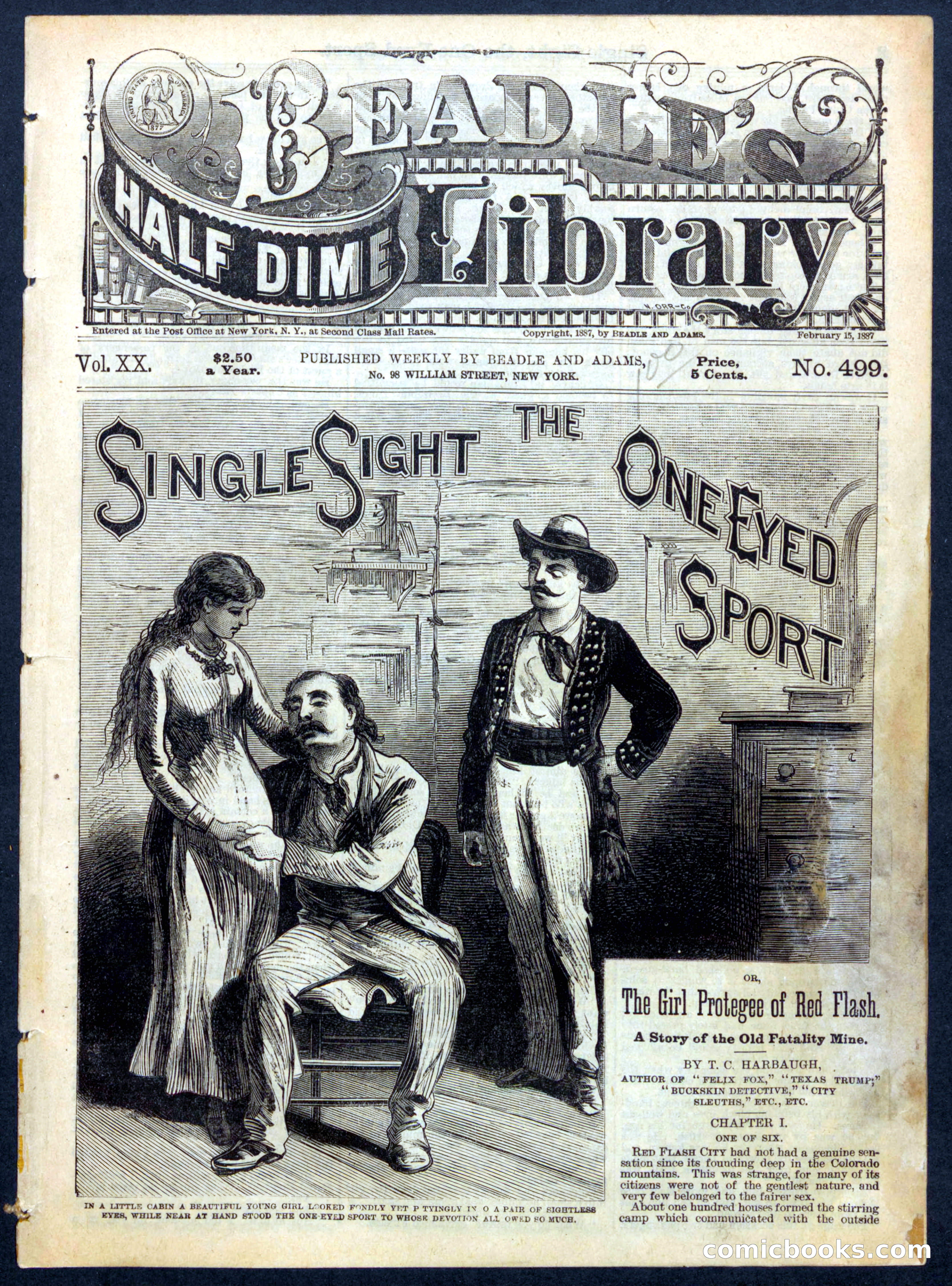 Beadle's Half Dime Library No. 499