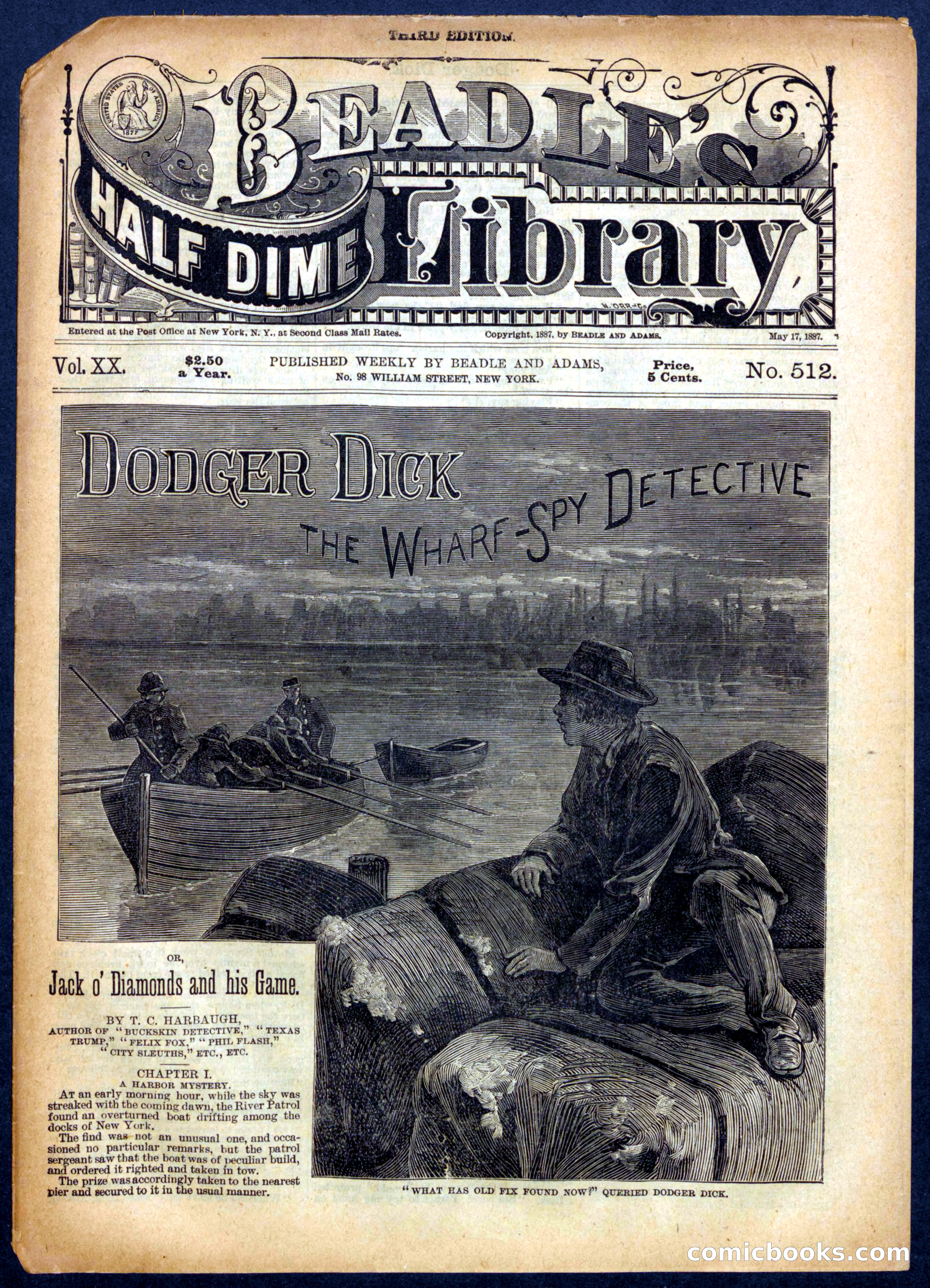 Beadle's Half Dime Library No. 512