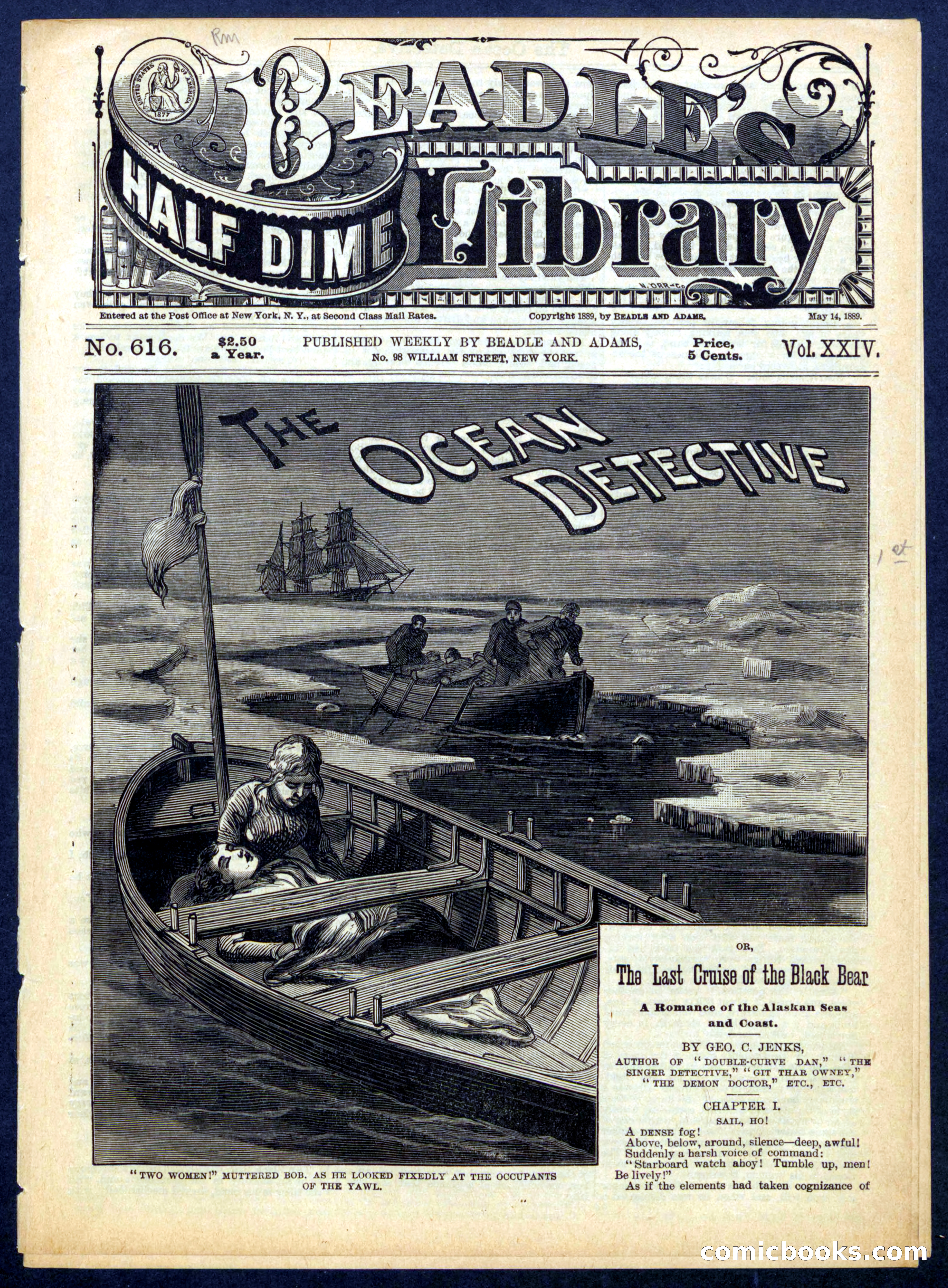 Beadle's Half Dime Library No. 616