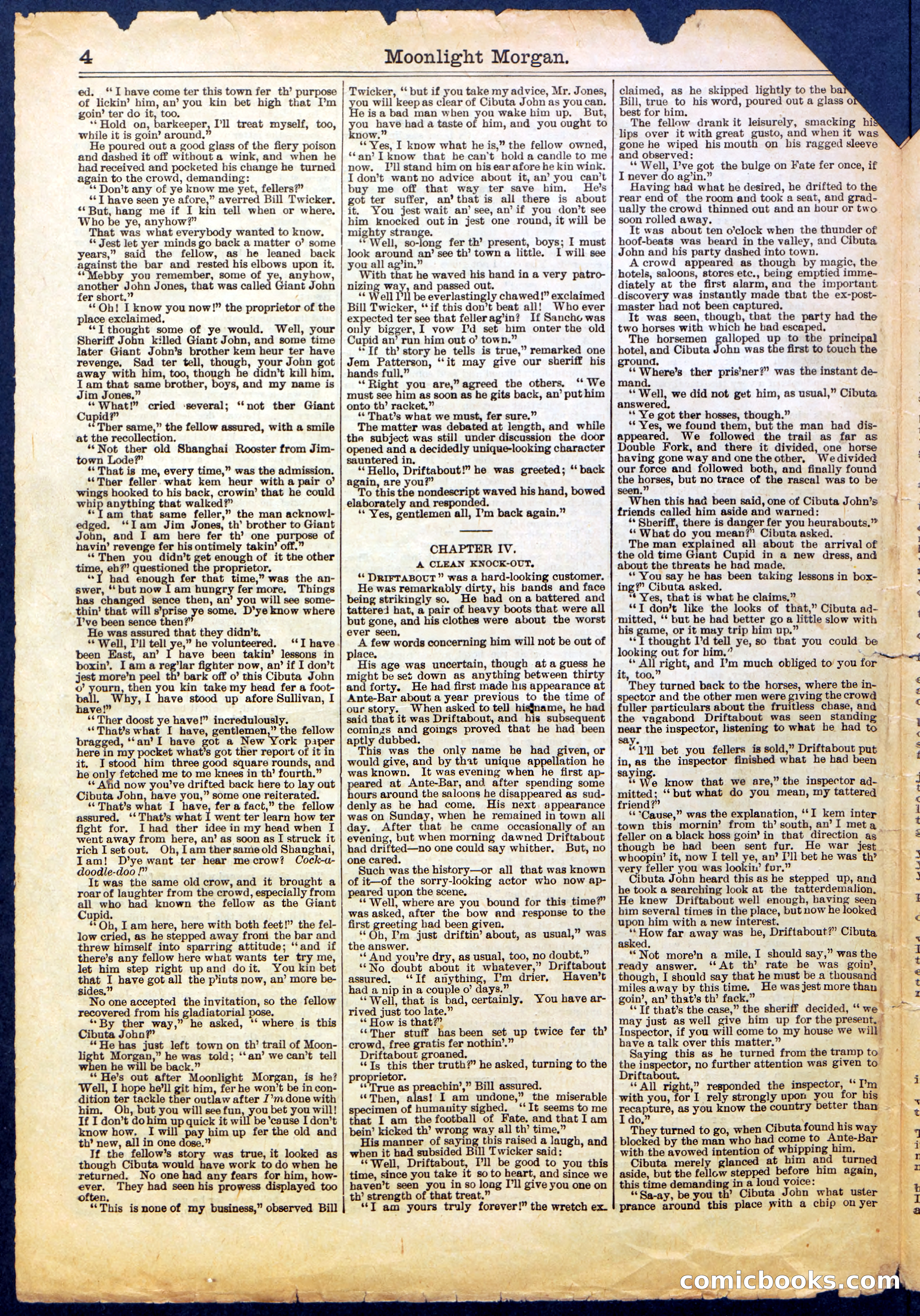 Beadle's Half Dime Library No. 659 — page 4 of 16