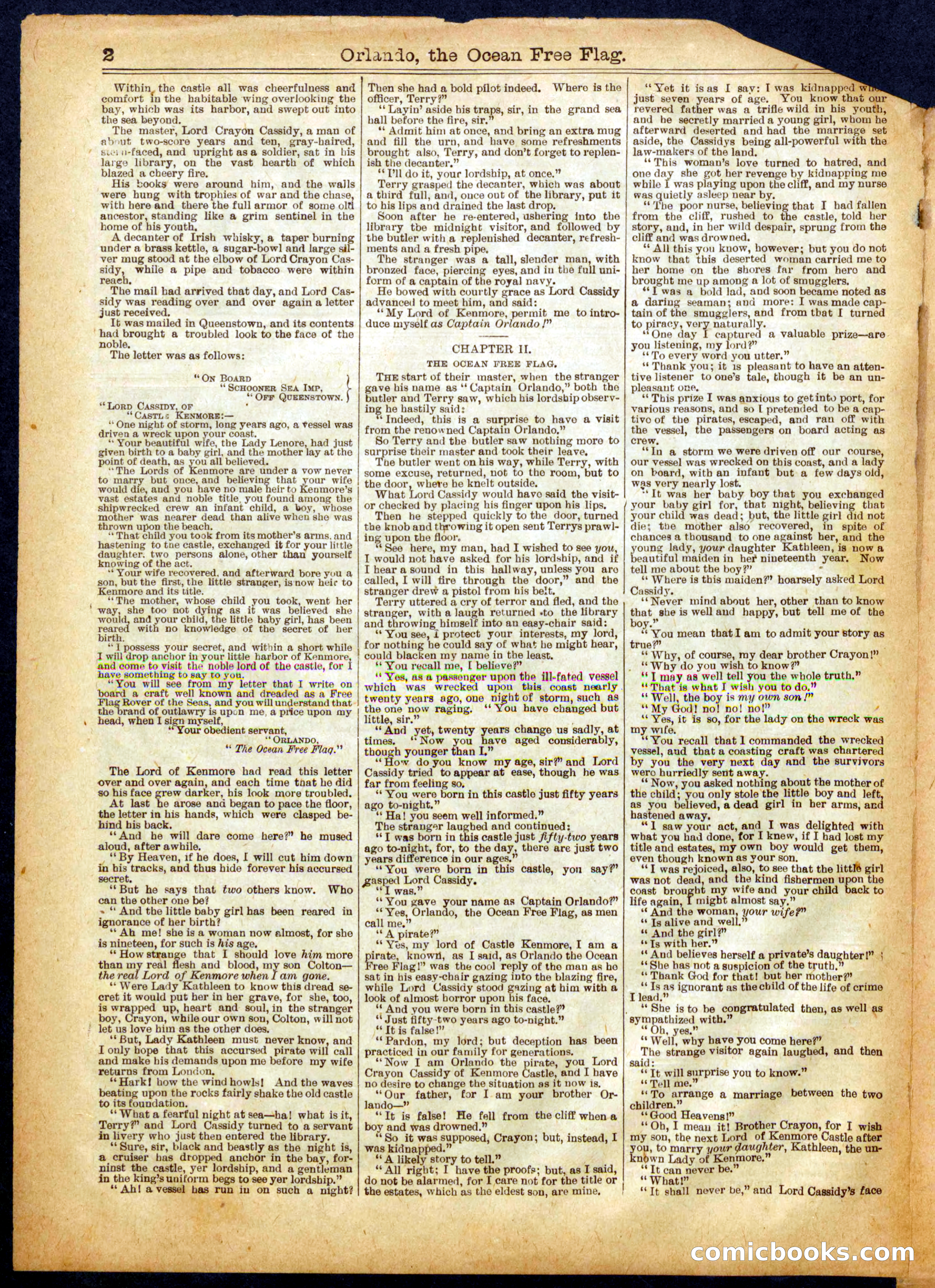 Beadle's Half Dime Library No. 686 — page 2 of 16