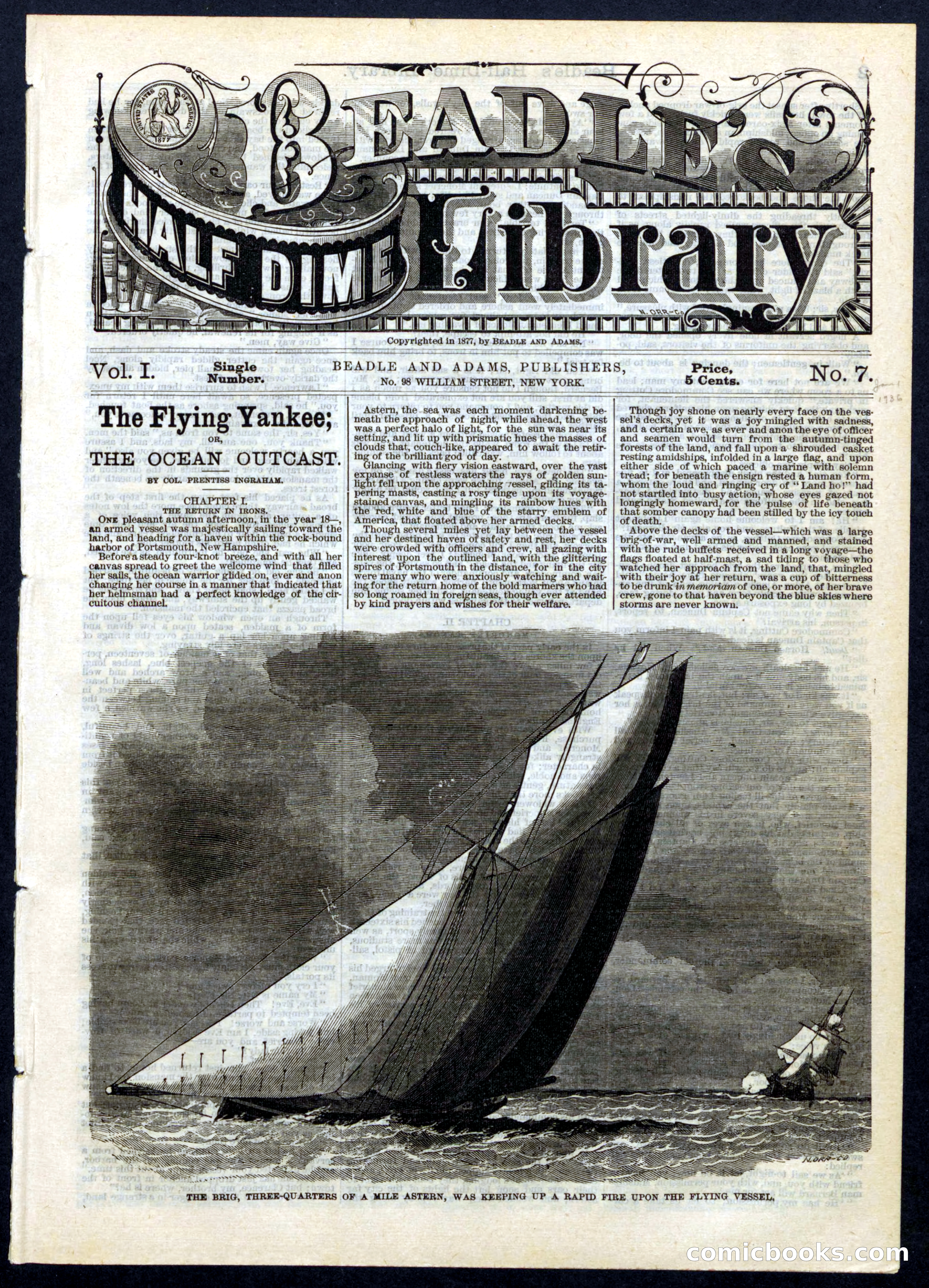 Beadle's Half Dime Library, No. 7