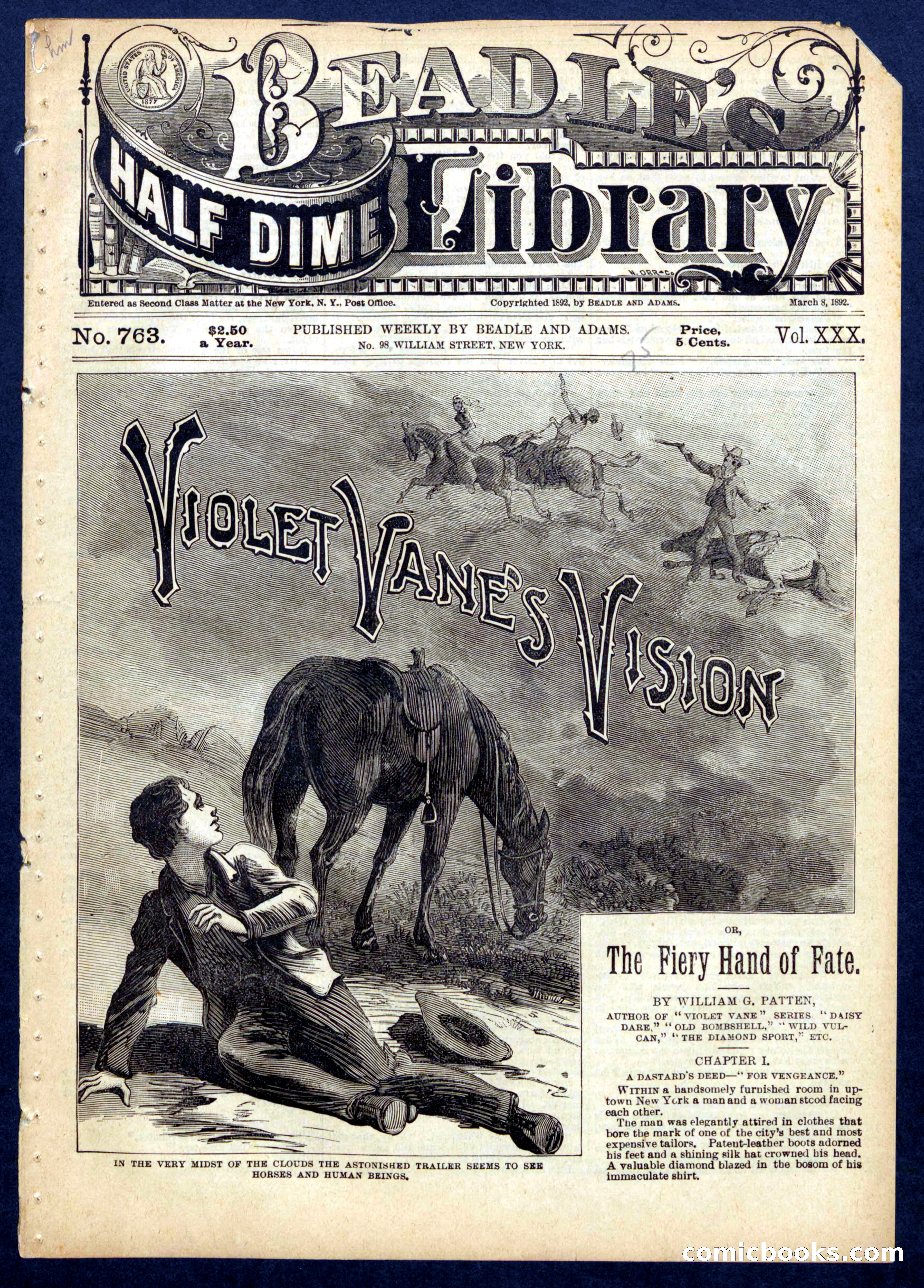 Beadle's Half Dime Library No. 763