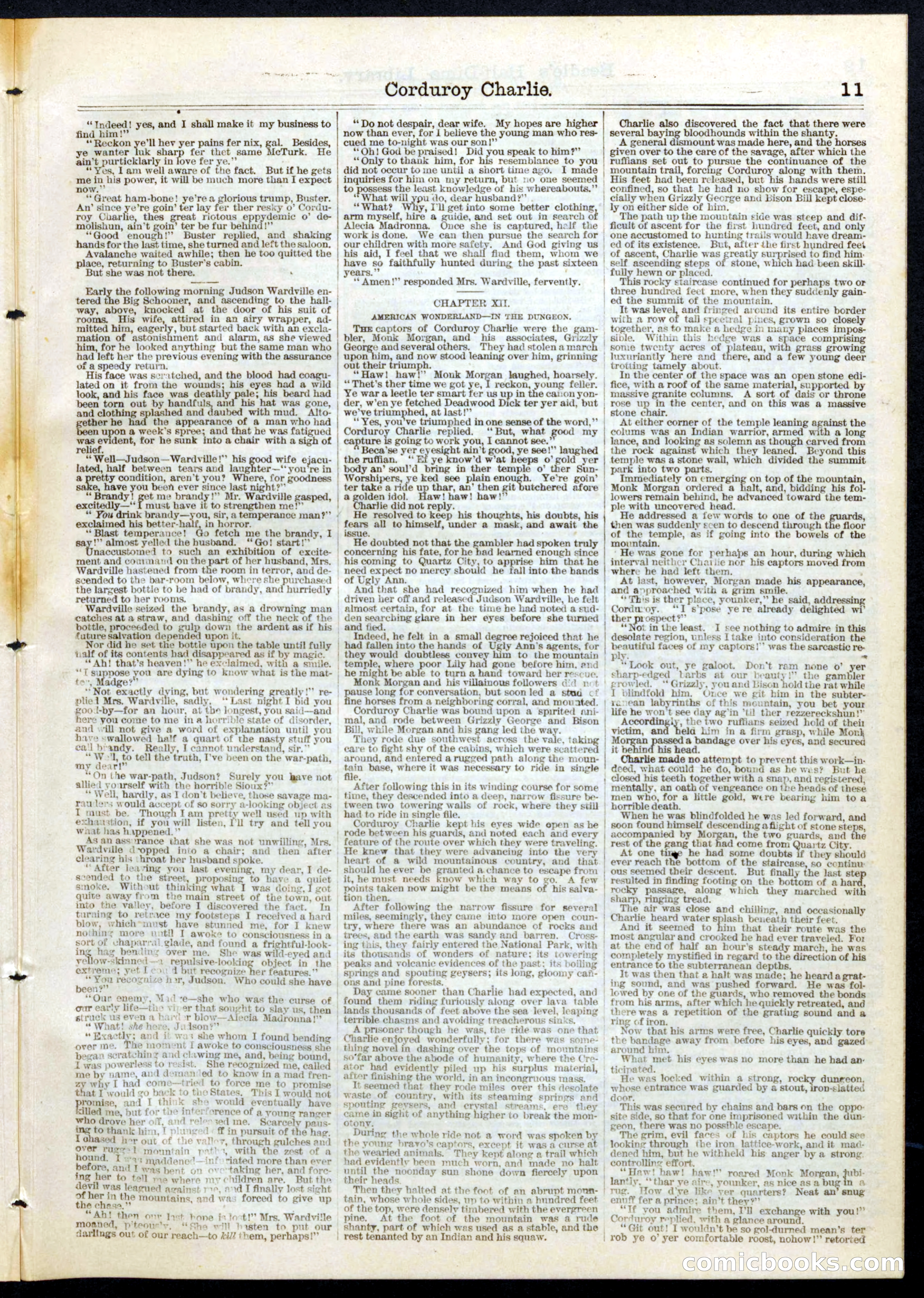 Beadle's Half Dime Library, No. 77 — page 11 of 16