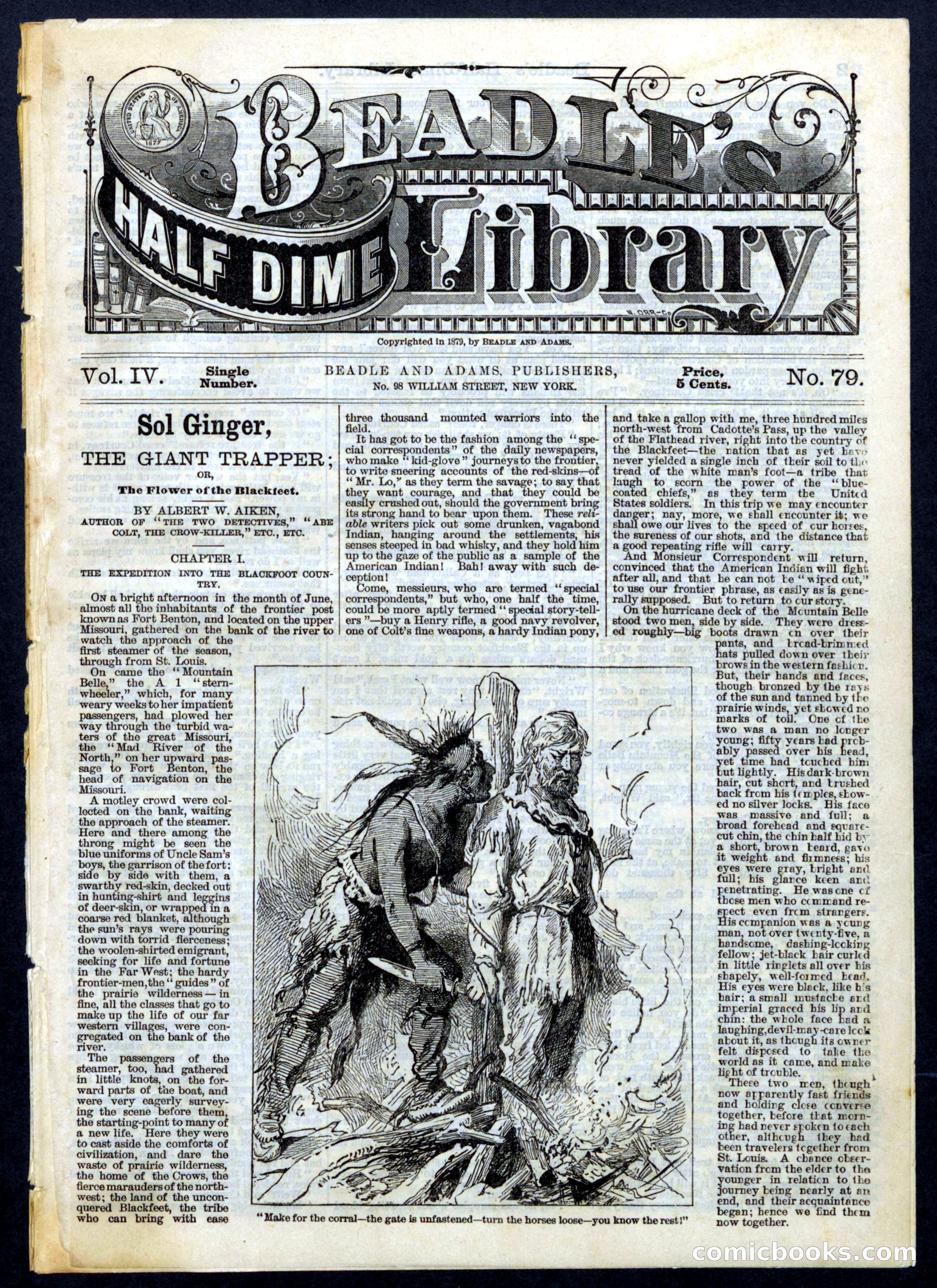Beadle's Half Dime Library, No. 79