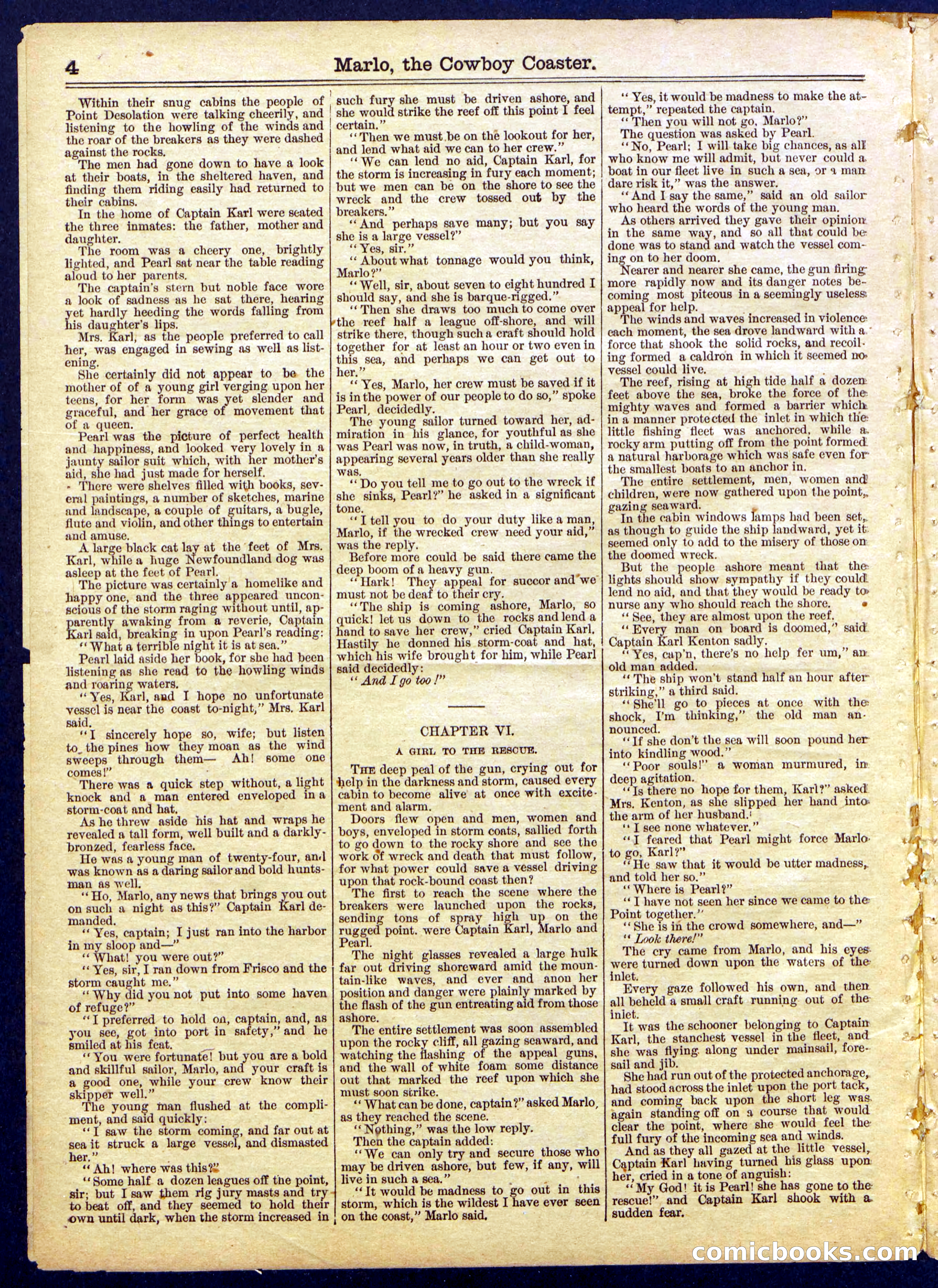 Beadle's Half Dime Library No. 825 — page 4 of 16