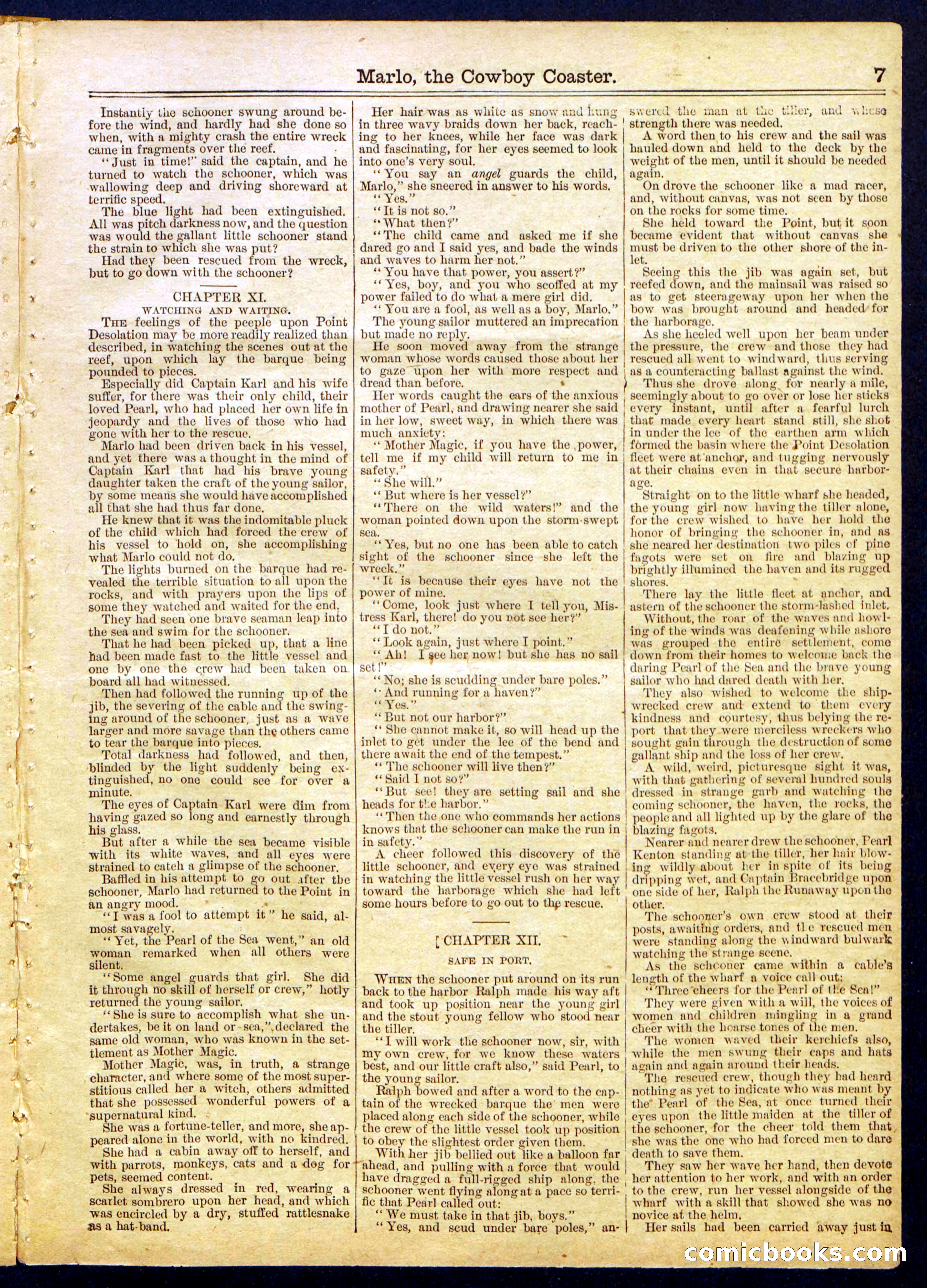 Beadle's Half Dime Library No. 825 — page 7 of 16