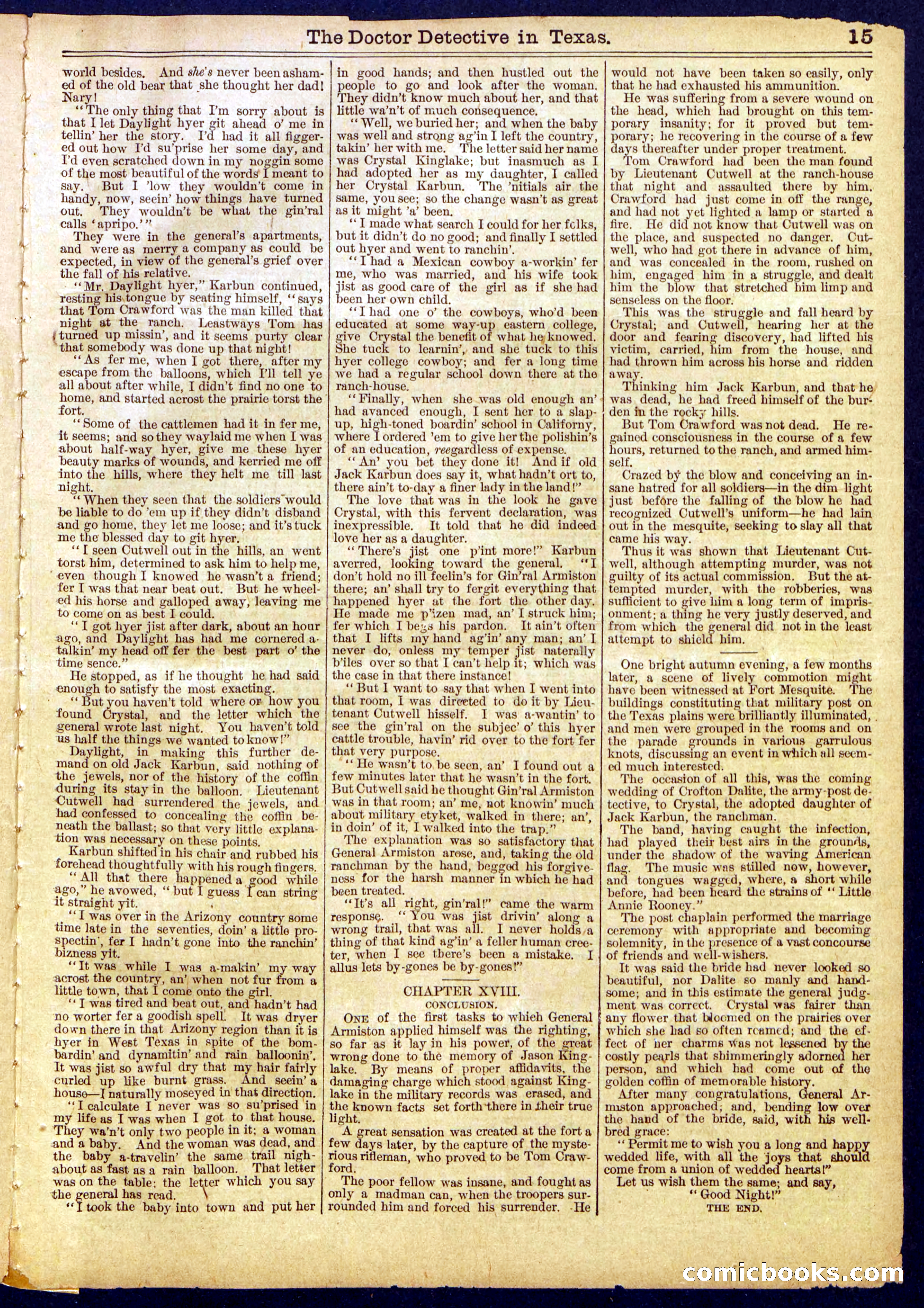 The Doctor Detective in Texas — page 15 of 16