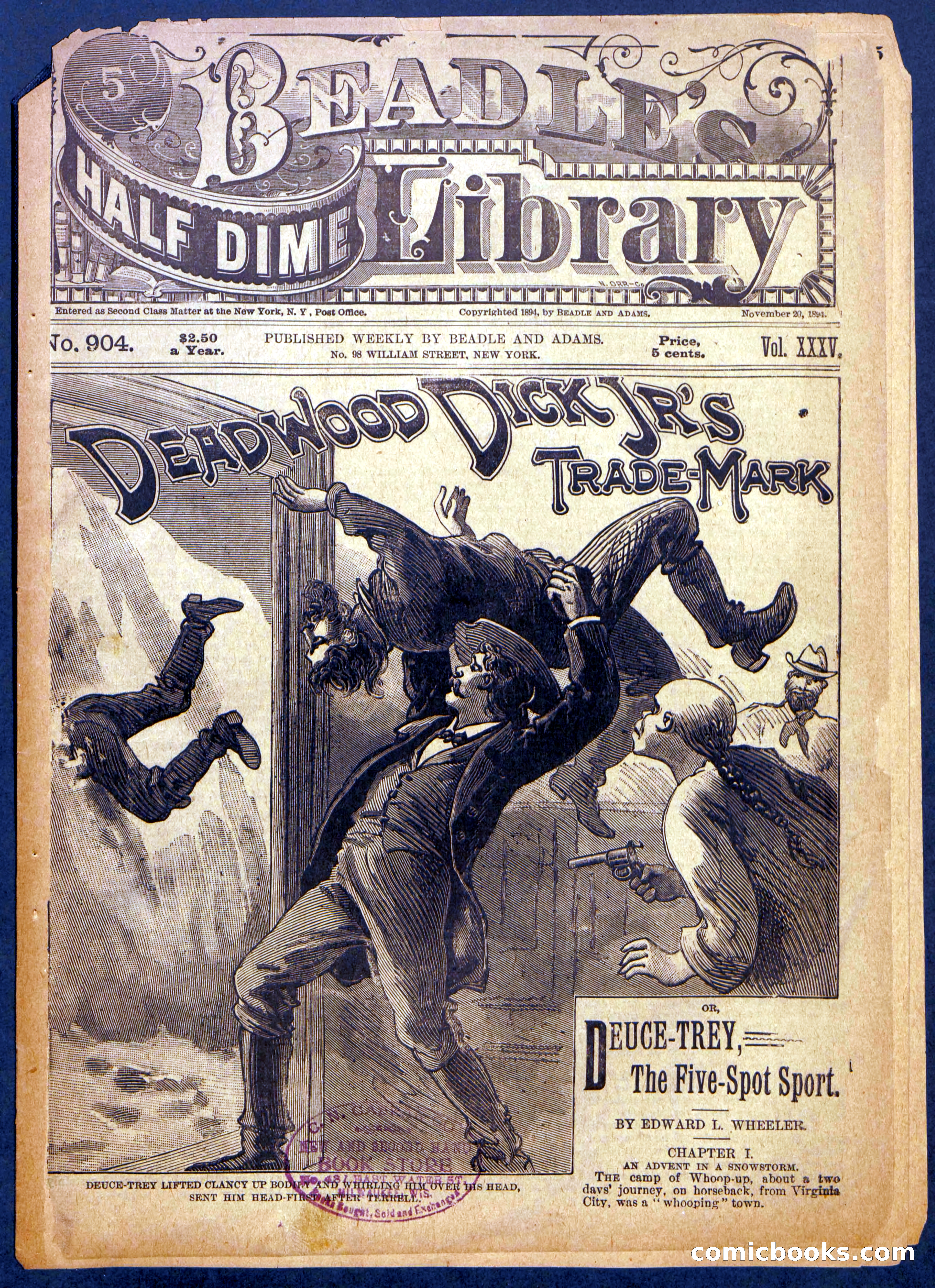 Beadle's Half Dime Library No. 904