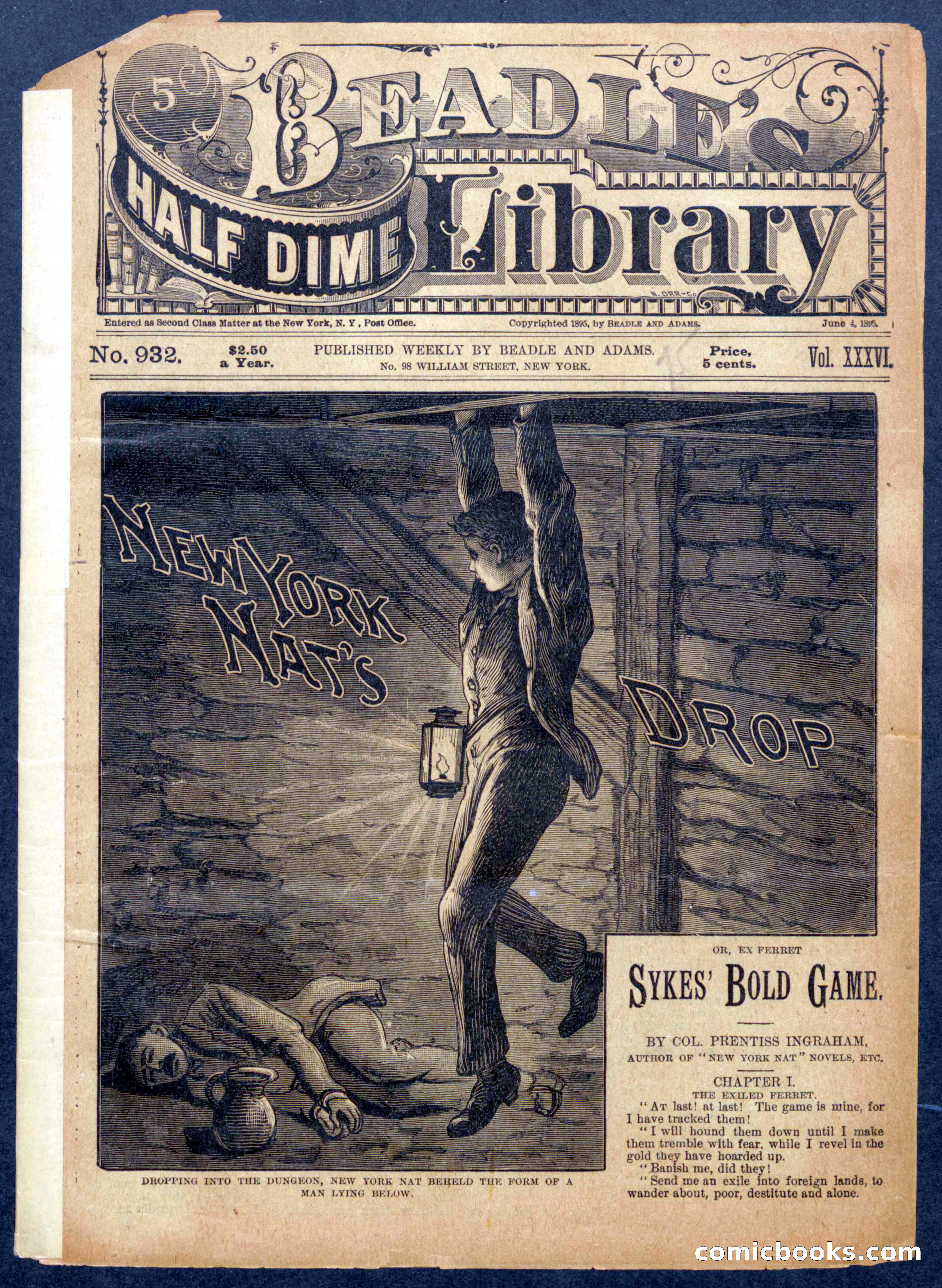 Beadle's Half Dime Library No. 932
