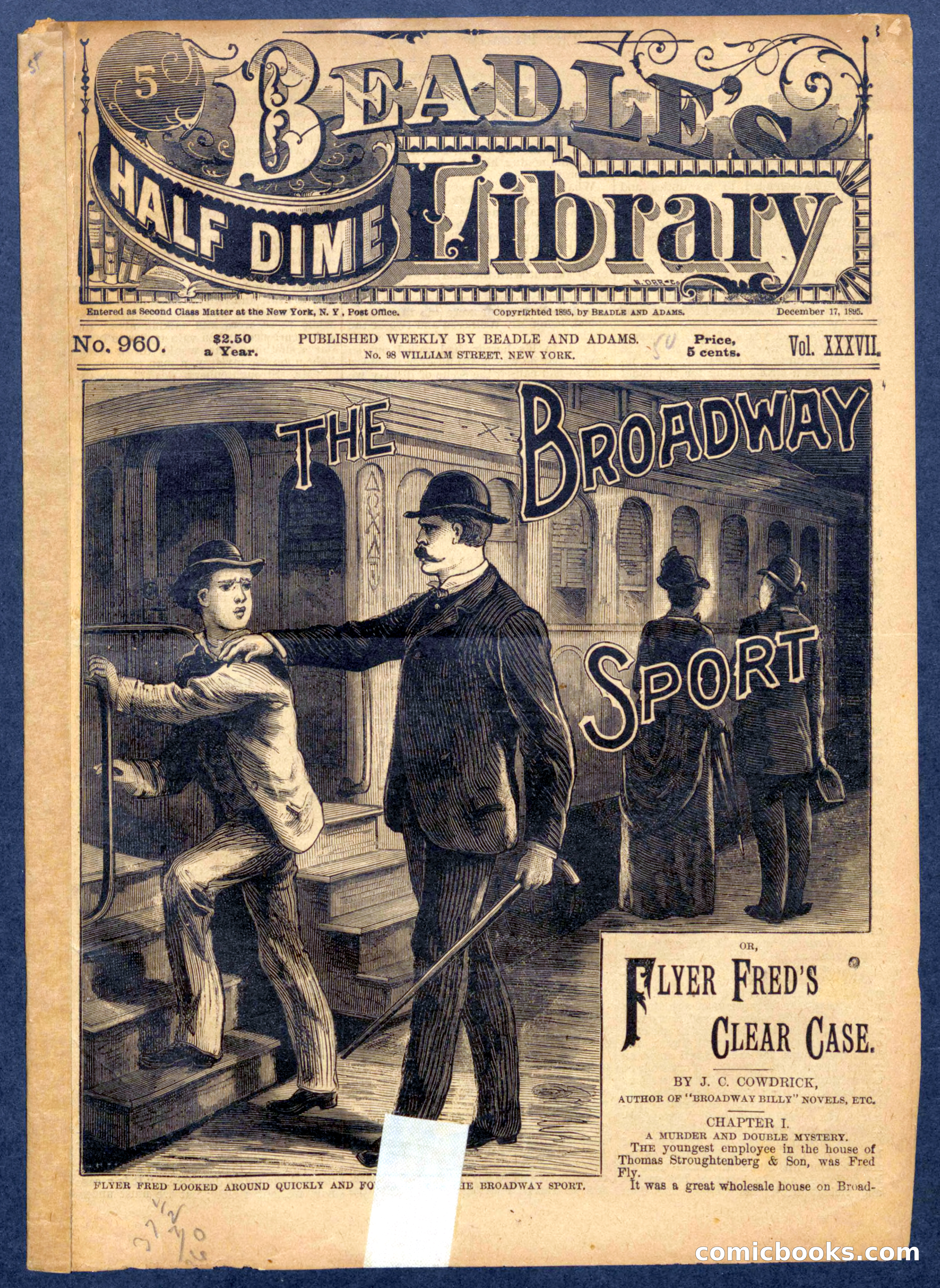 Beadle's Half Dime Library No. 960
