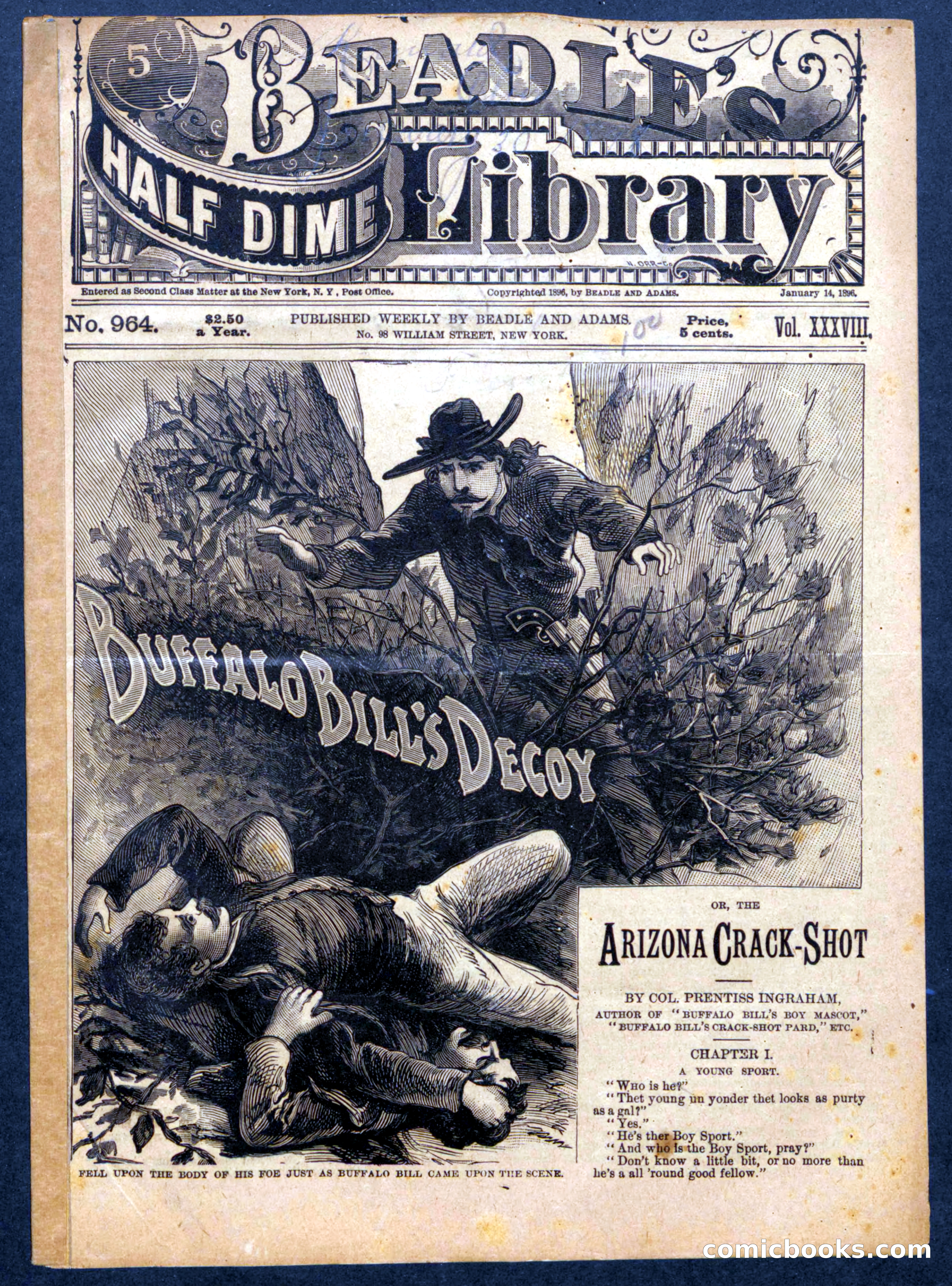 Beadle's Half Dime Library No. 964