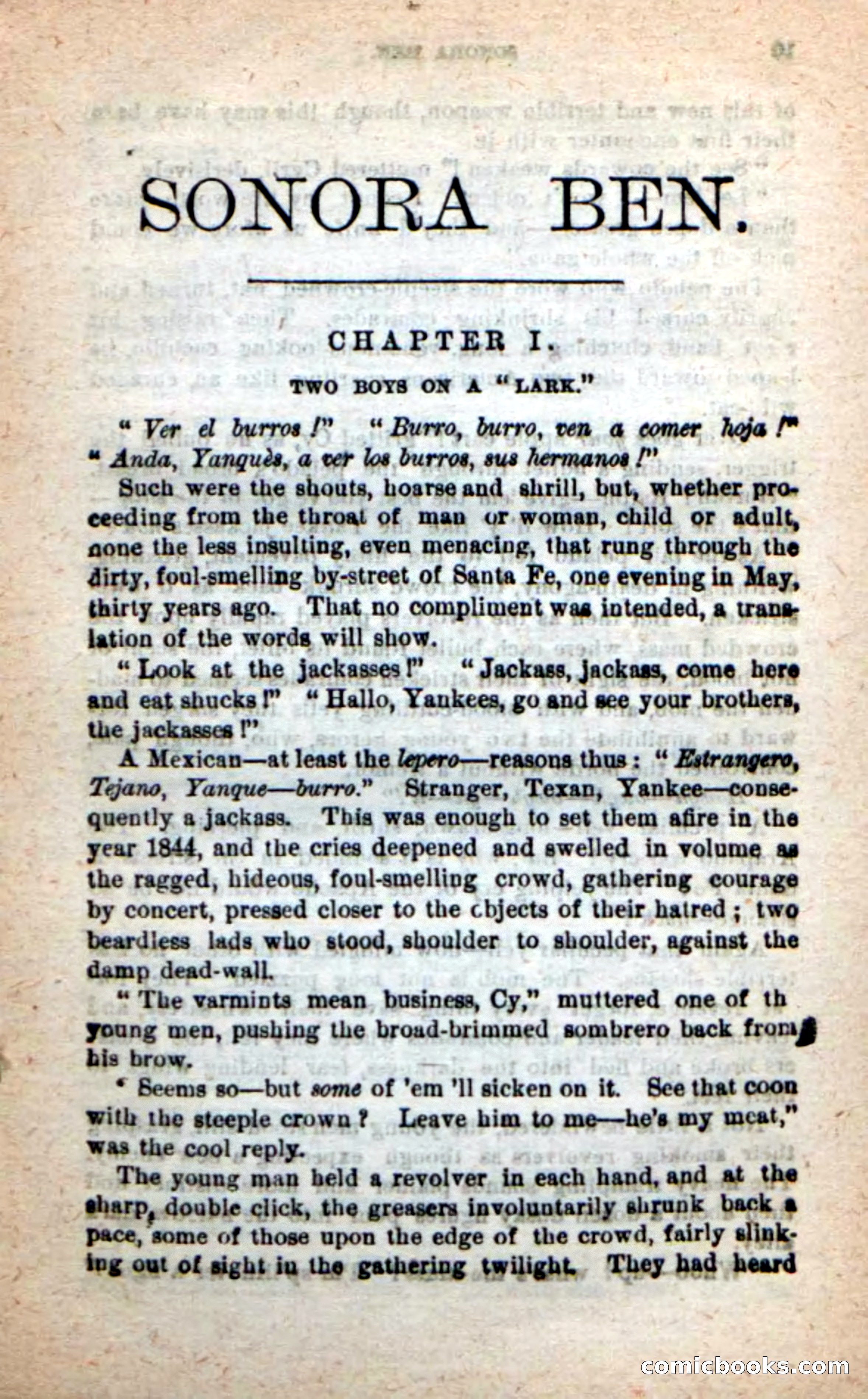 Beadle's New Dime Novels: Sonora Ben — page 5 of 100