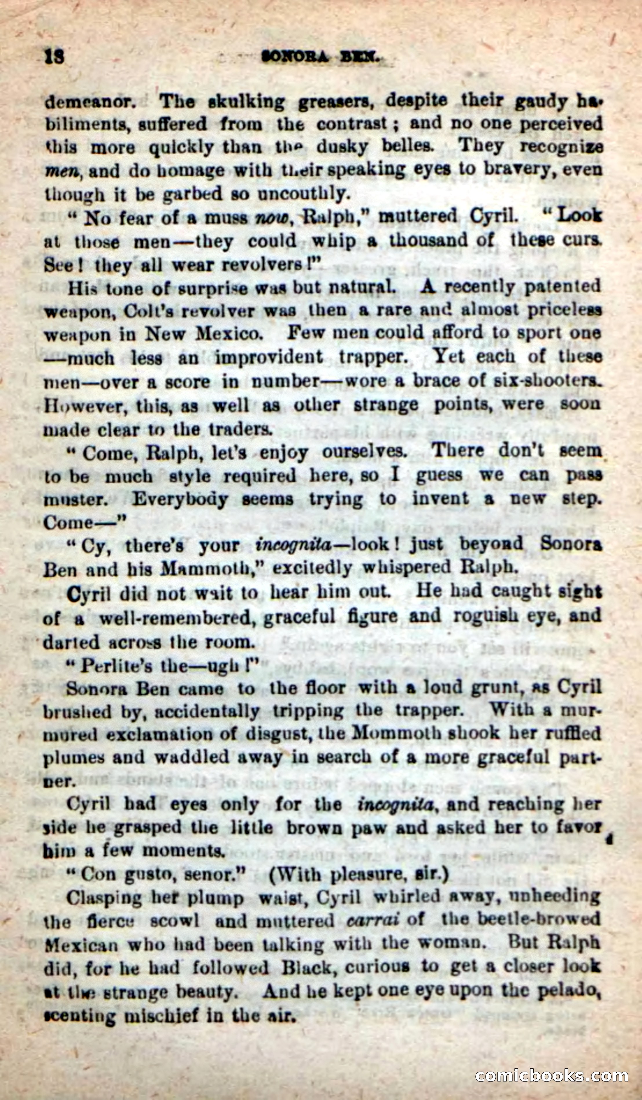 Beadle's New Dime Novels: Sonora Ben — page 14 of 100