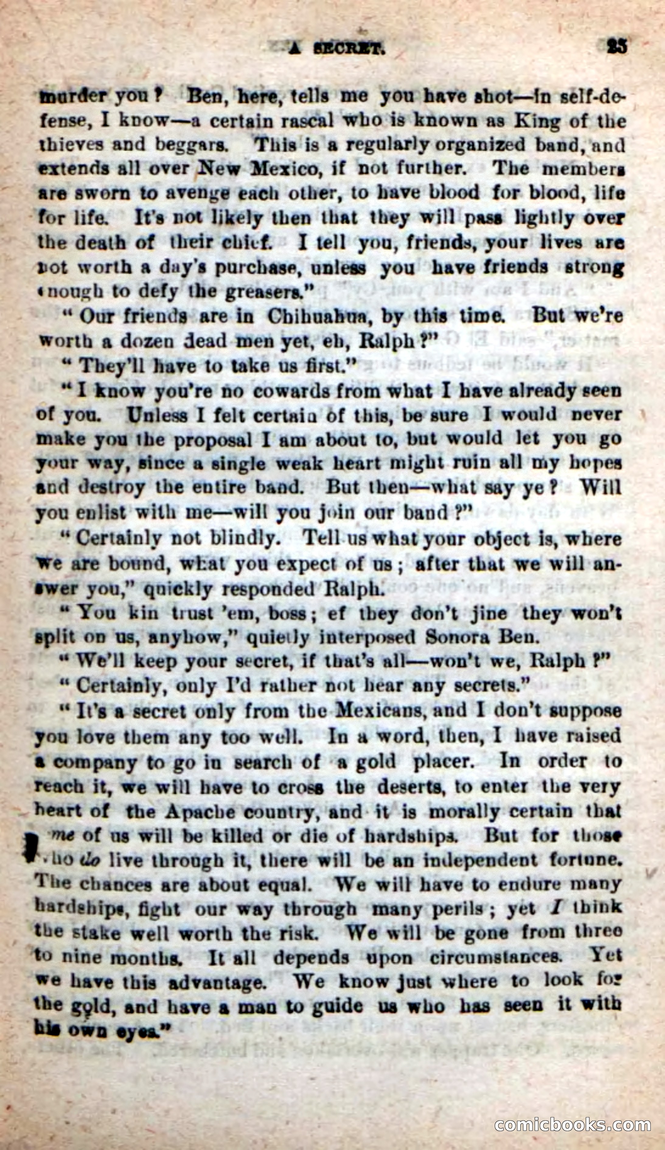 Beadle's New Dime Novels: Sonora Ben — page 21 of 100