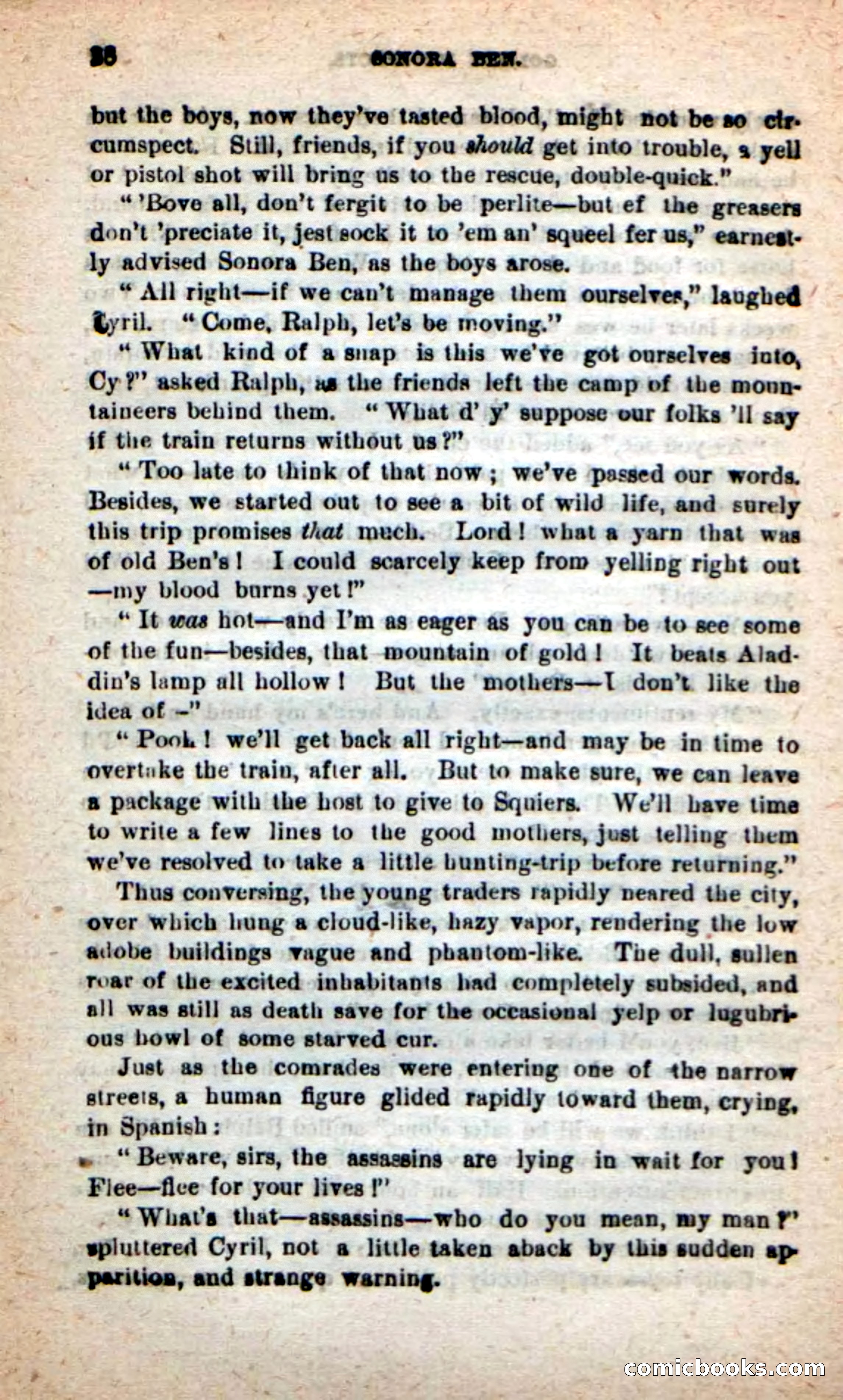 Beadle's New Dime Novels: Sonora Ben — page 24 of 100