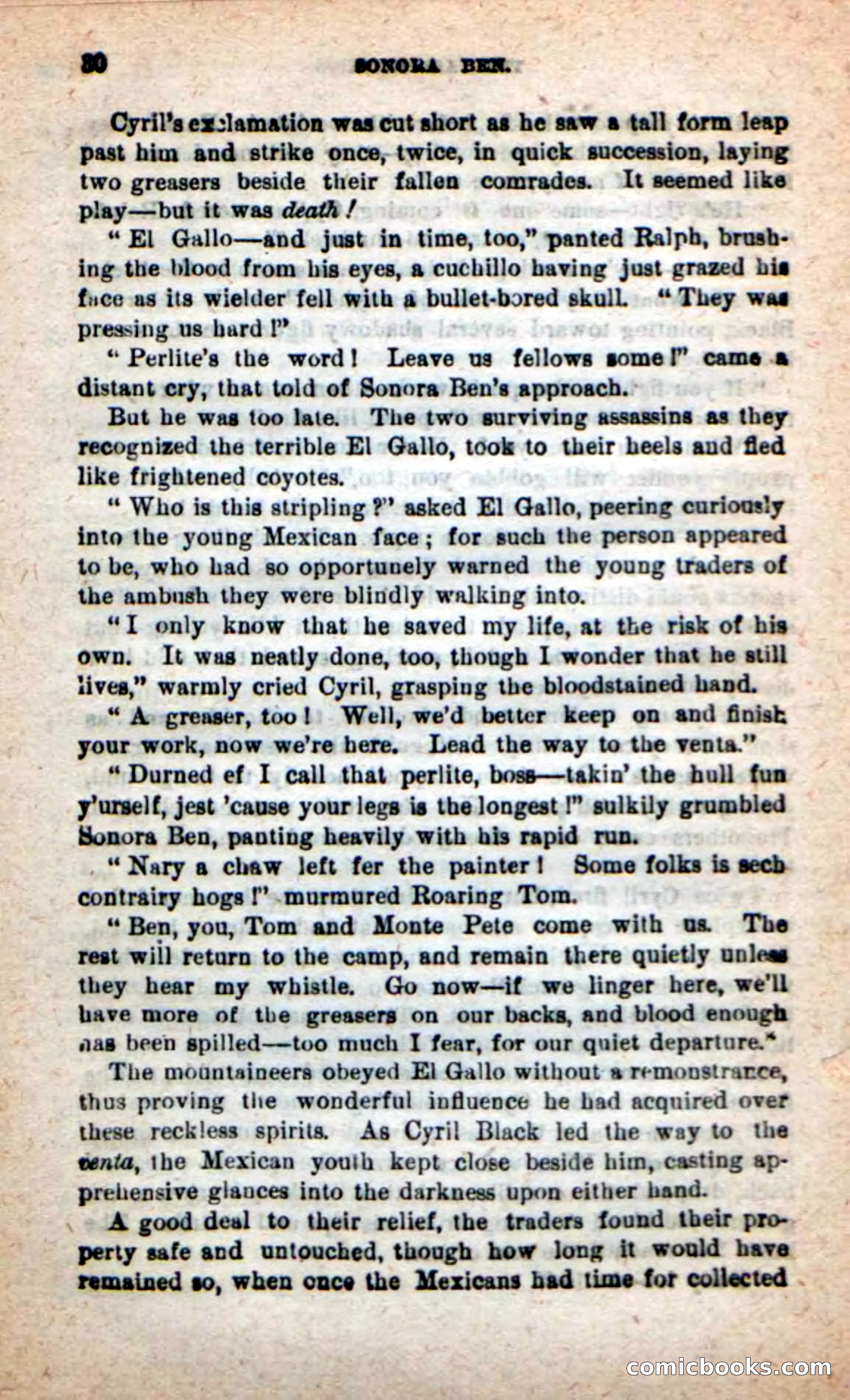 Beadle's New Dime Novels: Sonora Ben — page 26 of 100