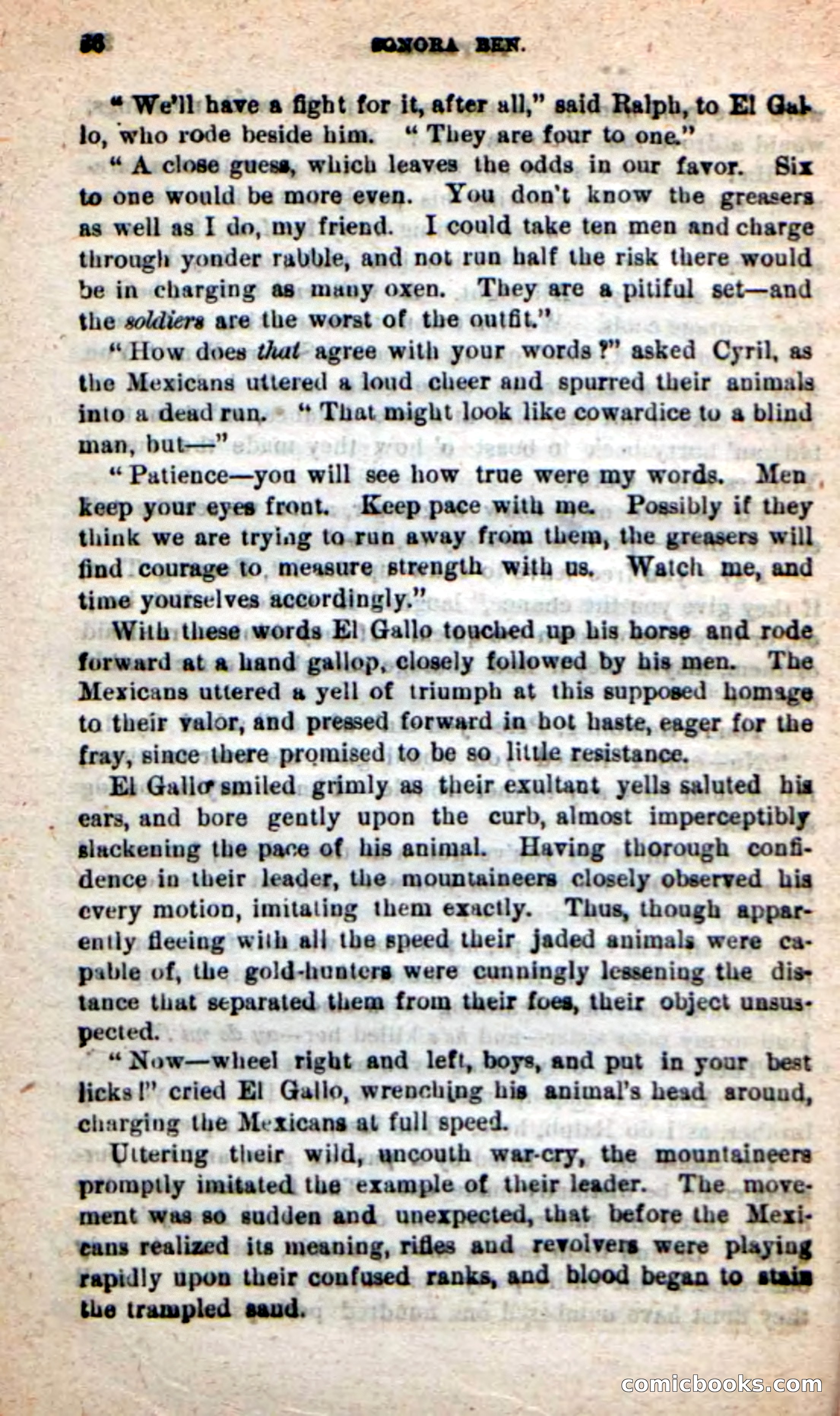 Beadle's New Dime Novels: Sonora Ben — page 32 of 100