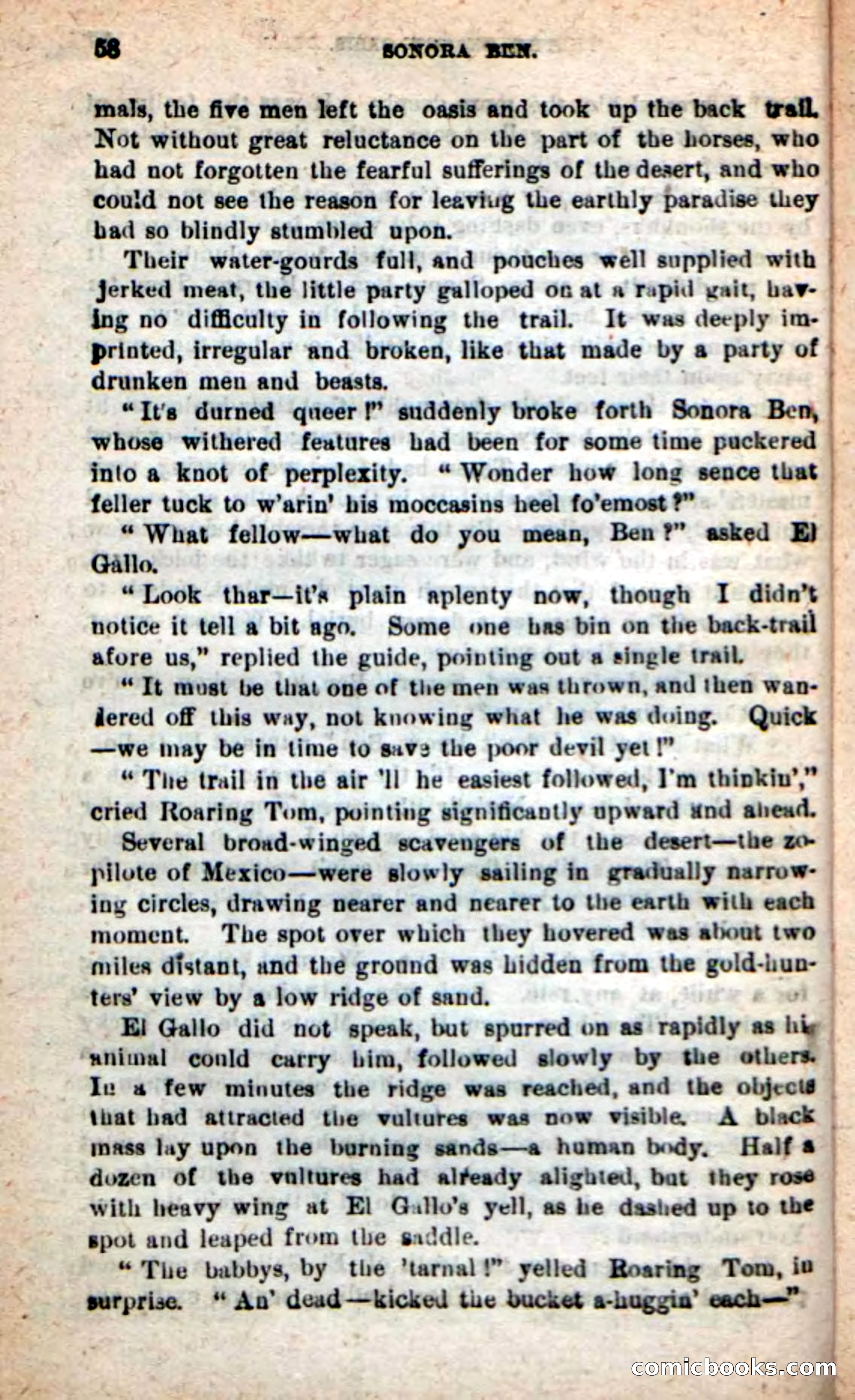 Beadle's New Dime Novels: Sonora Ben — page 54 of 100