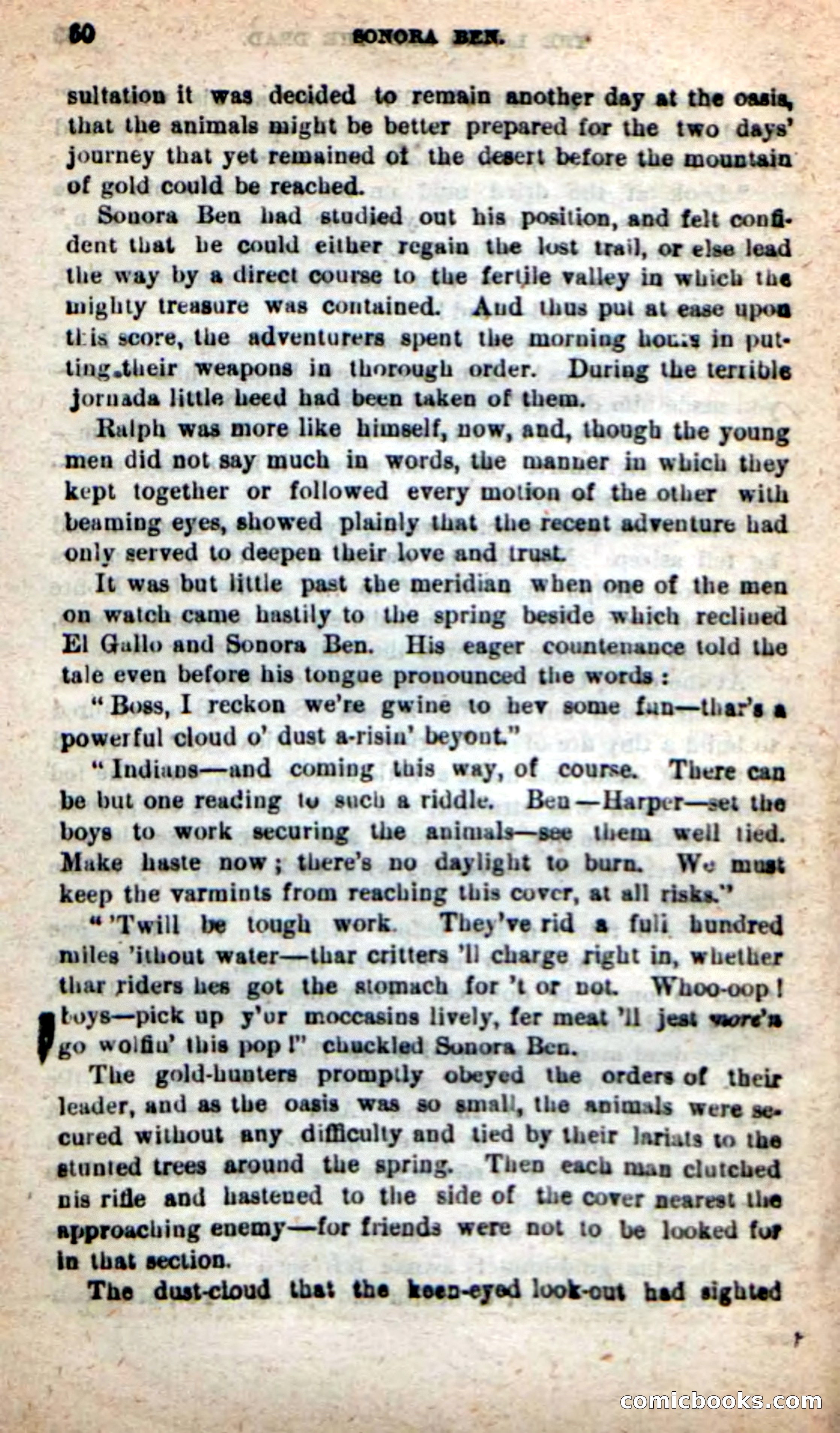 Beadle's New Dime Novels: Sonora Ben — page 56 of 100