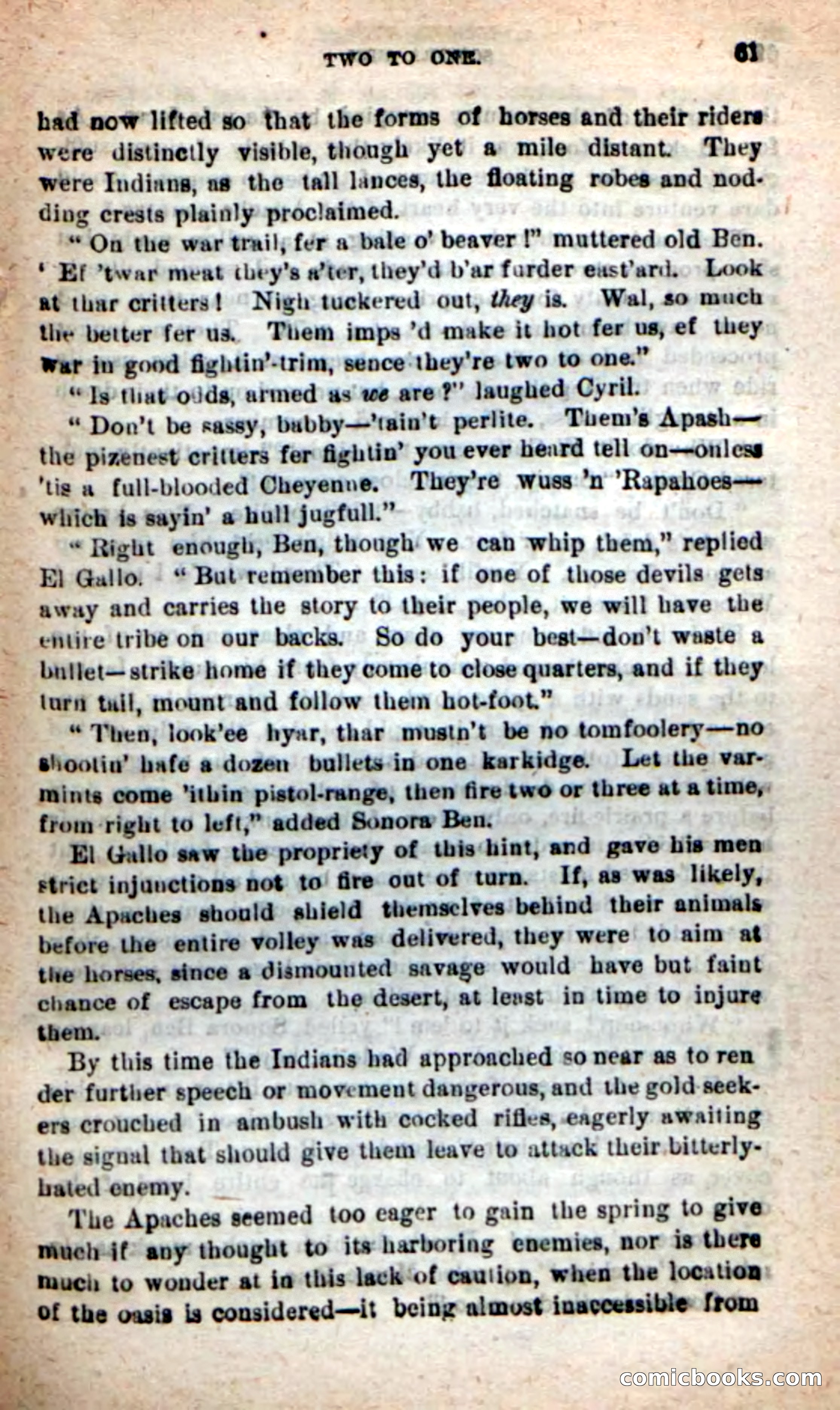Beadle's New Dime Novels: Sonora Ben — page 57 of 100