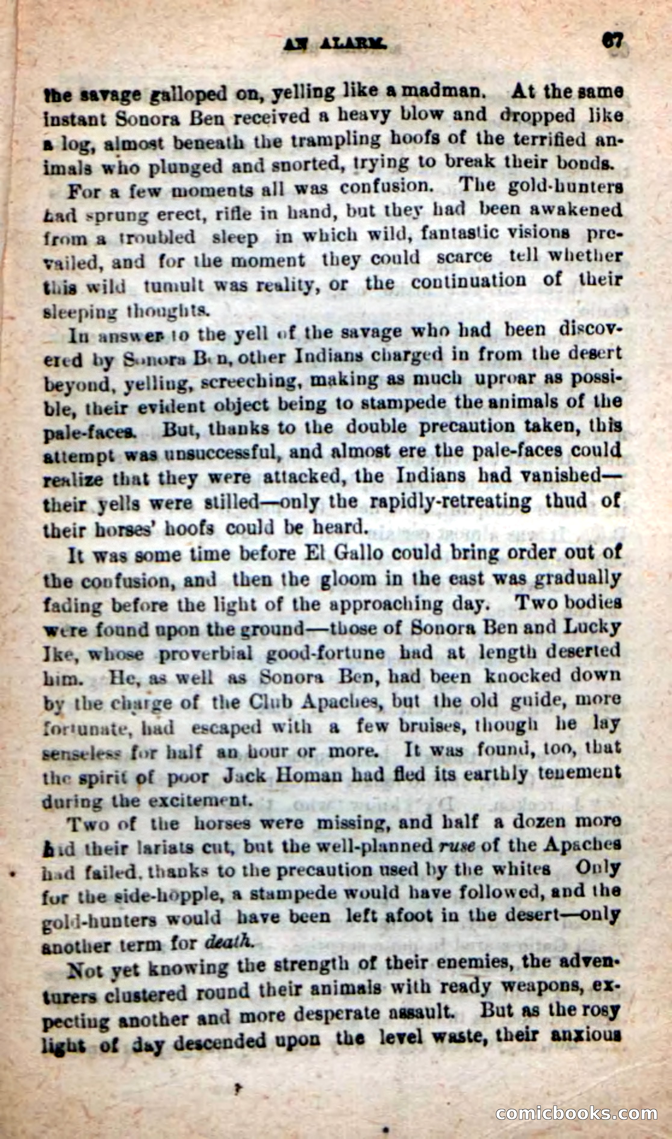 Beadle's New Dime Novels: Sonora Ben — page 63 of 100
