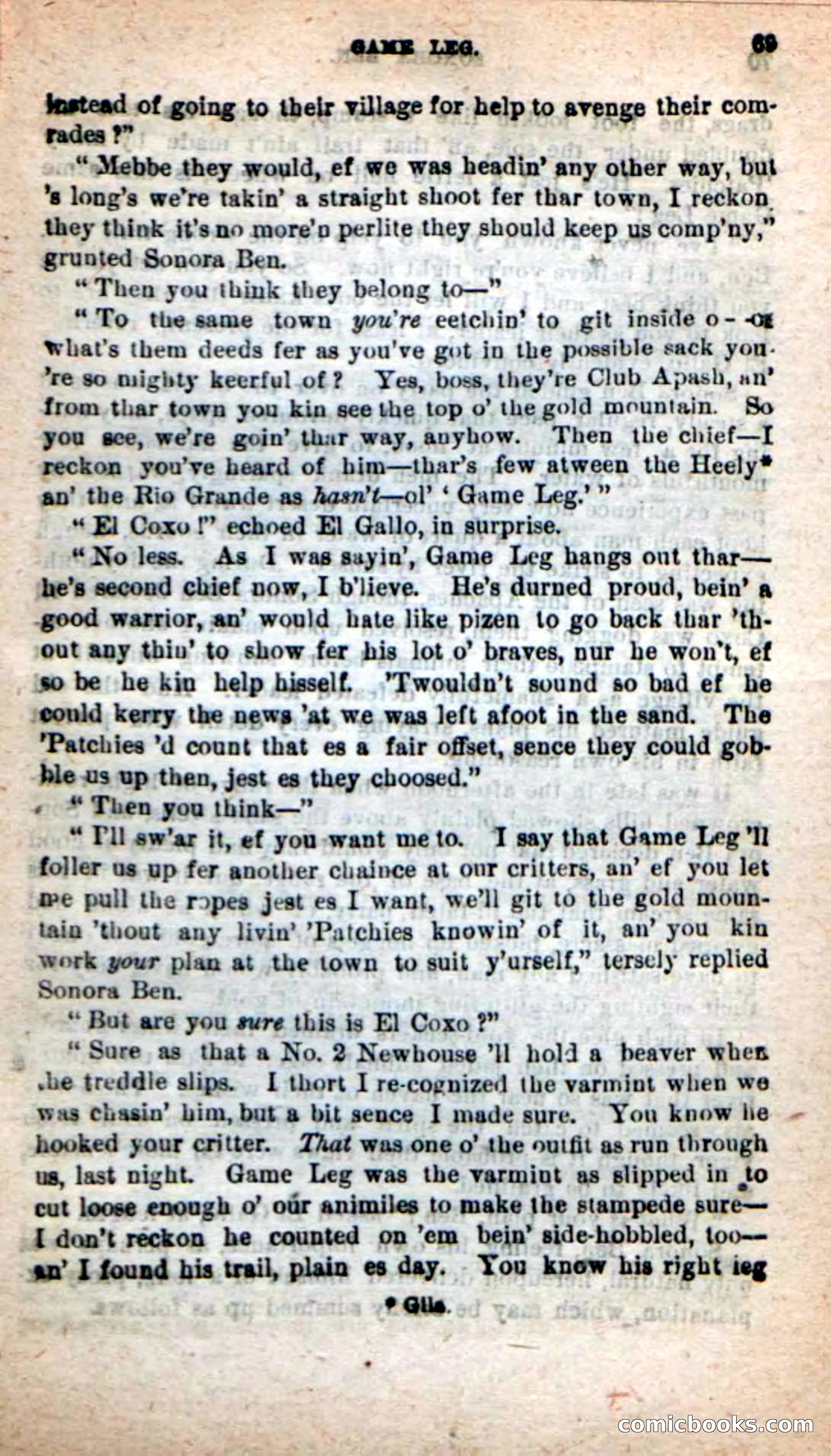 Beadle's New Dime Novels: Sonora Ben — page 65 of 100