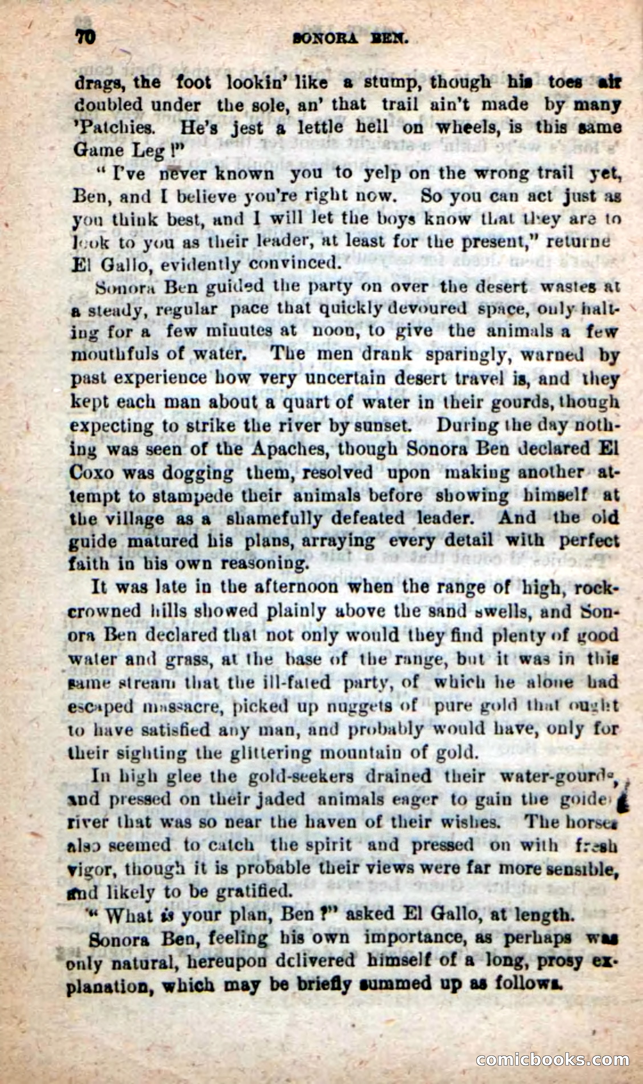 Beadle's New Dime Novels: Sonora Ben — page 66 of 100