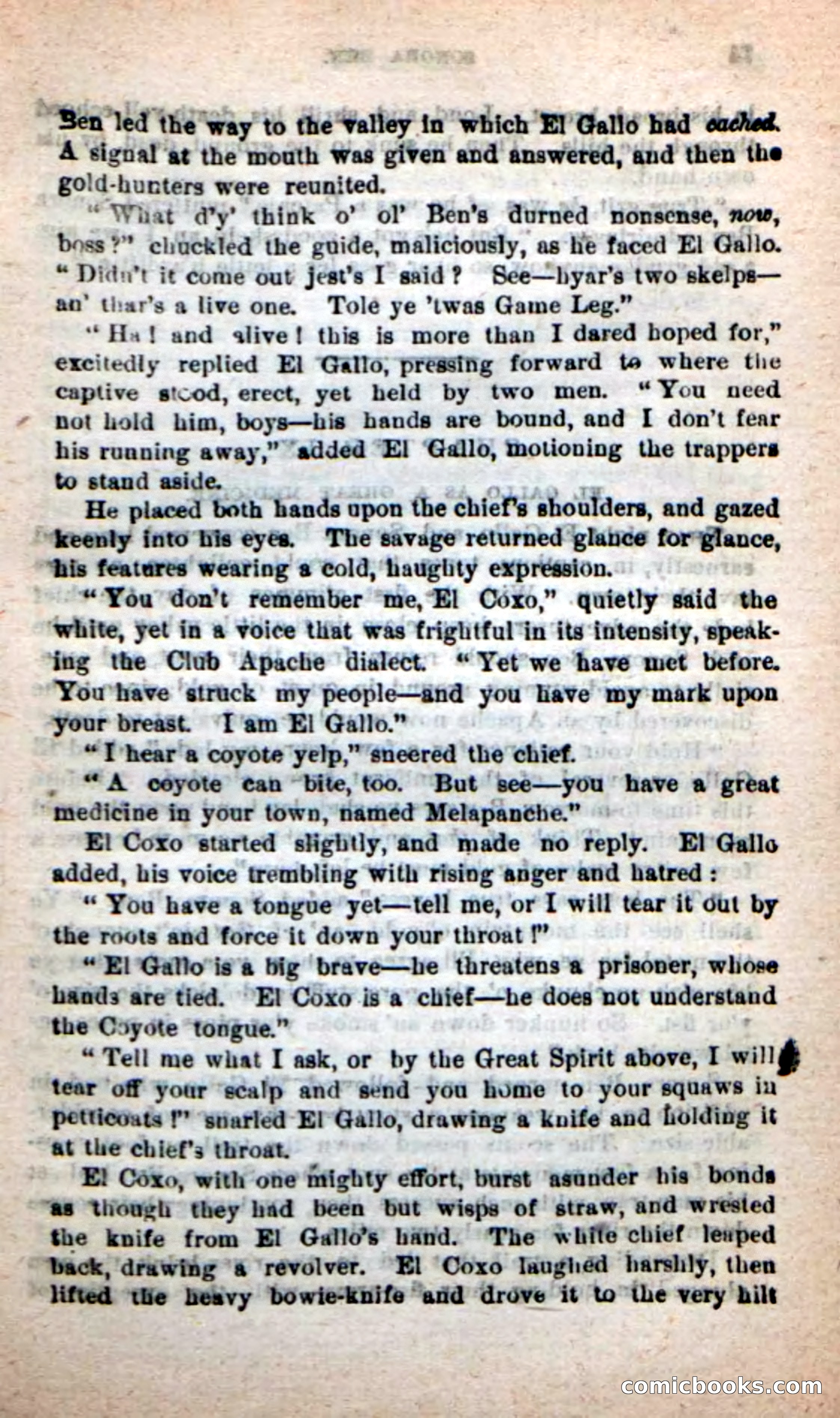Beadle's New Dime Novels: Sonora Ben — page 69 of 100