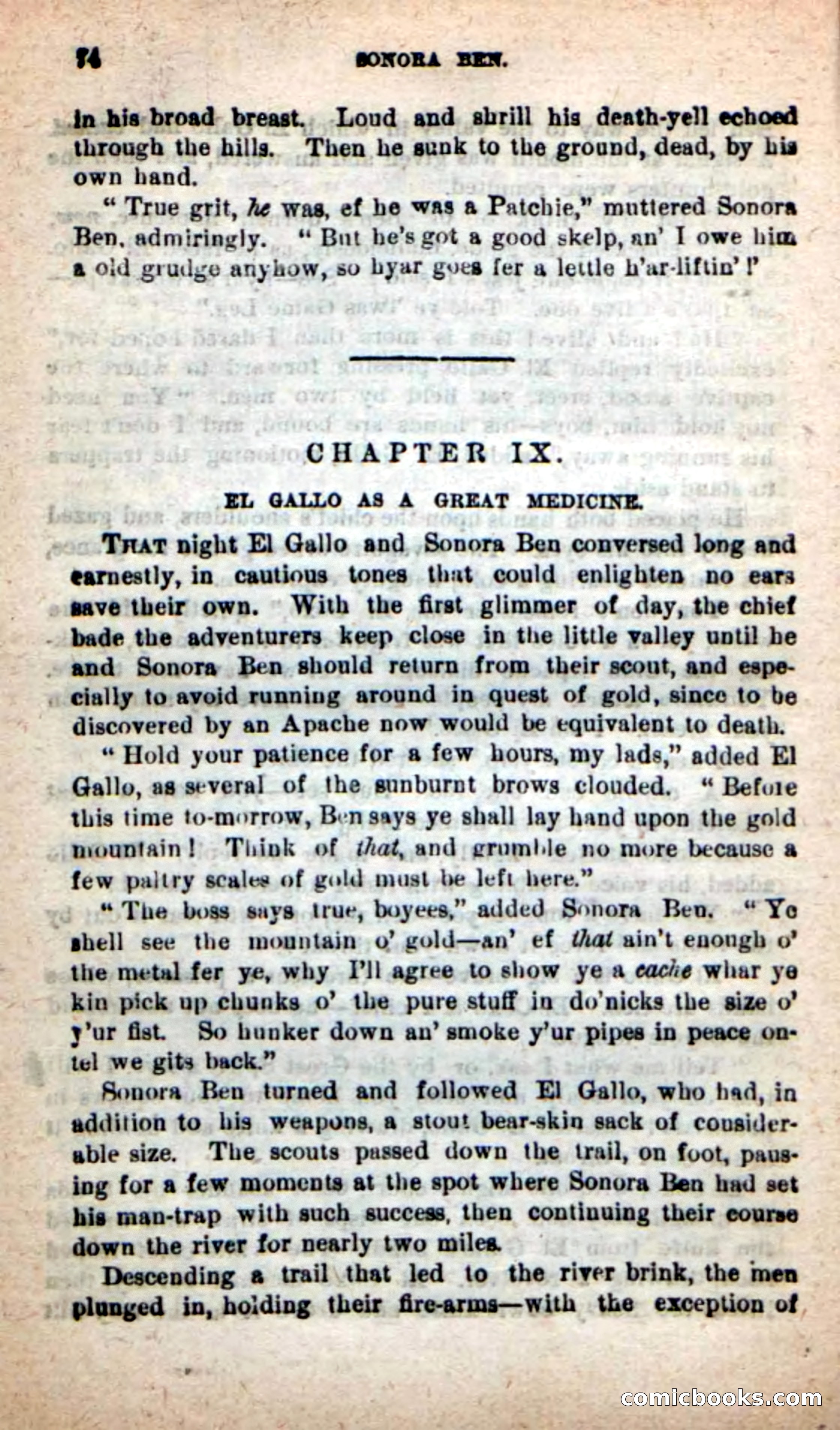 Beadle's New Dime Novels: Sonora Ben — page 70 of 100