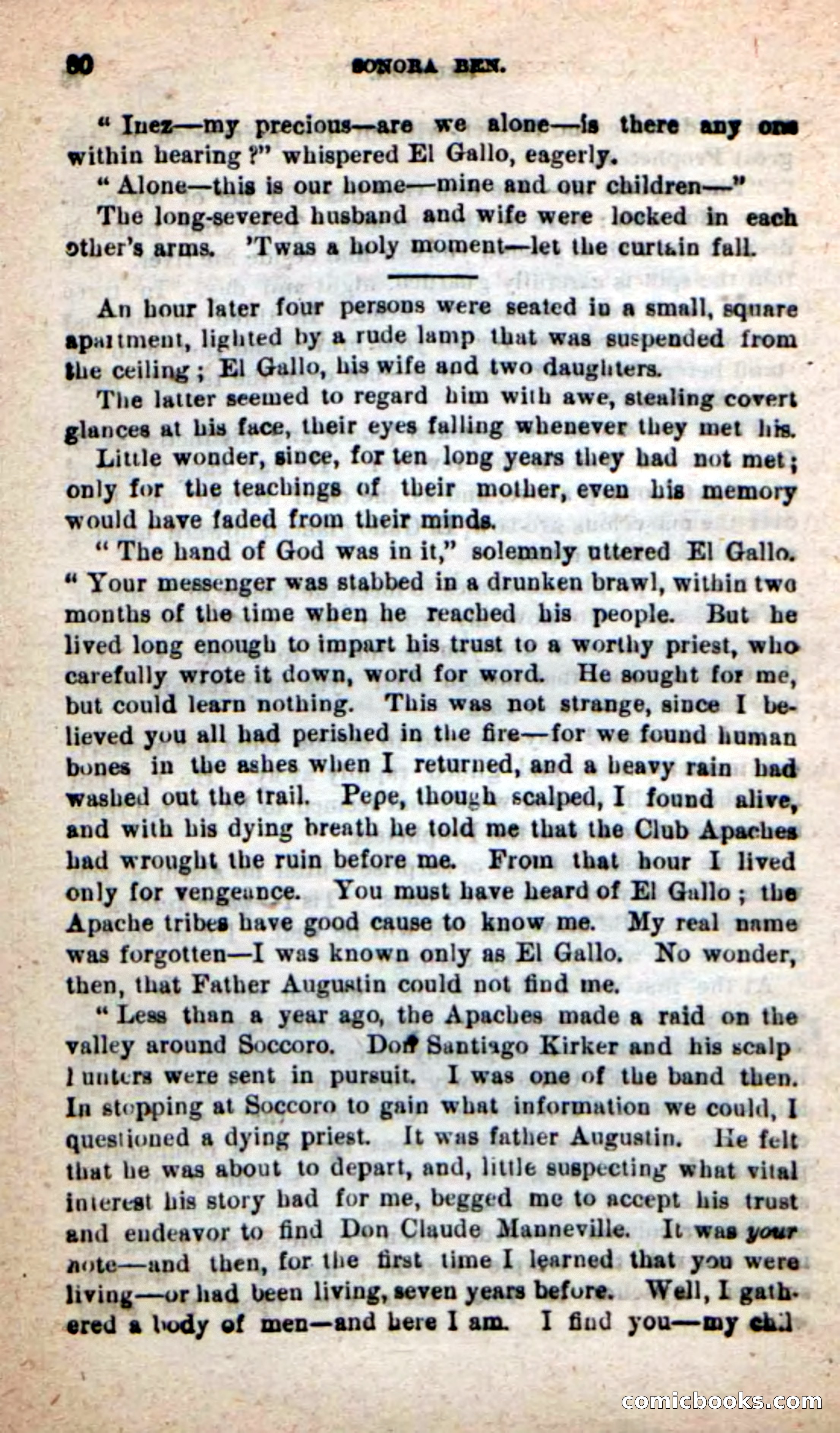 Beadle's New Dime Novels: Sonora Ben — page 76 of 100