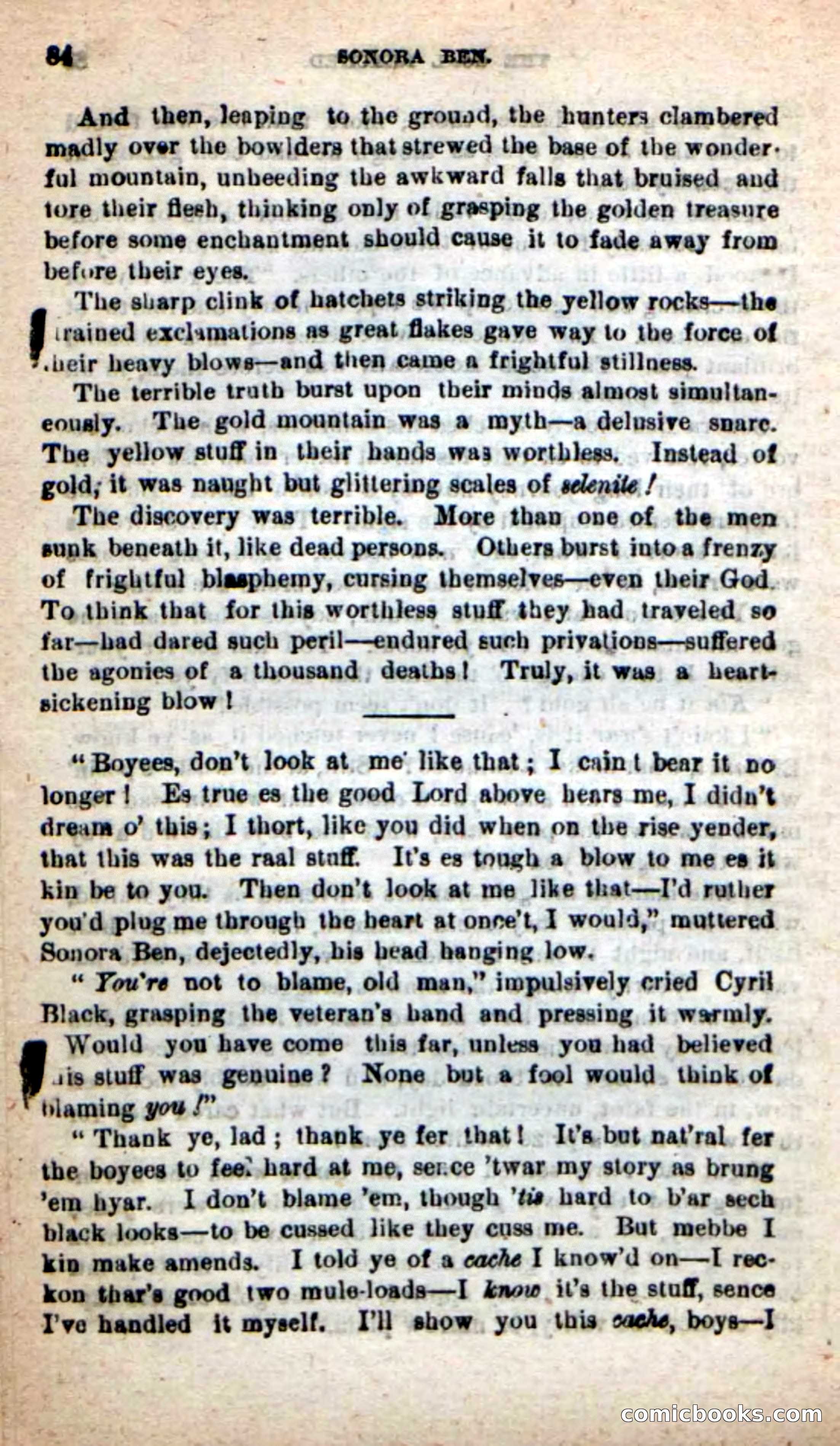 Beadle's New Dime Novels: Sonora Ben — page 80 of 100