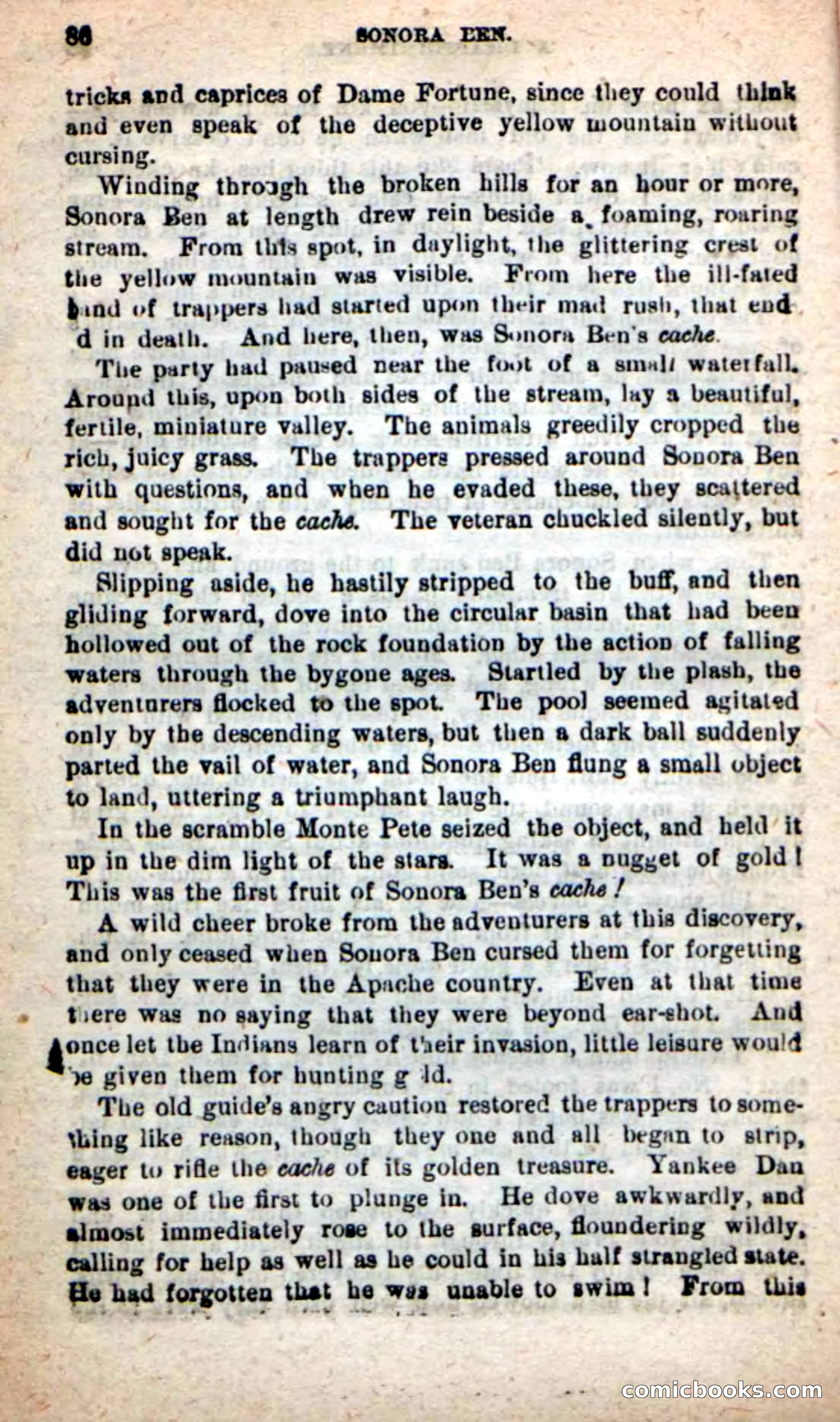 Beadle's New Dime Novels: Sonora Ben — page 82 of 100