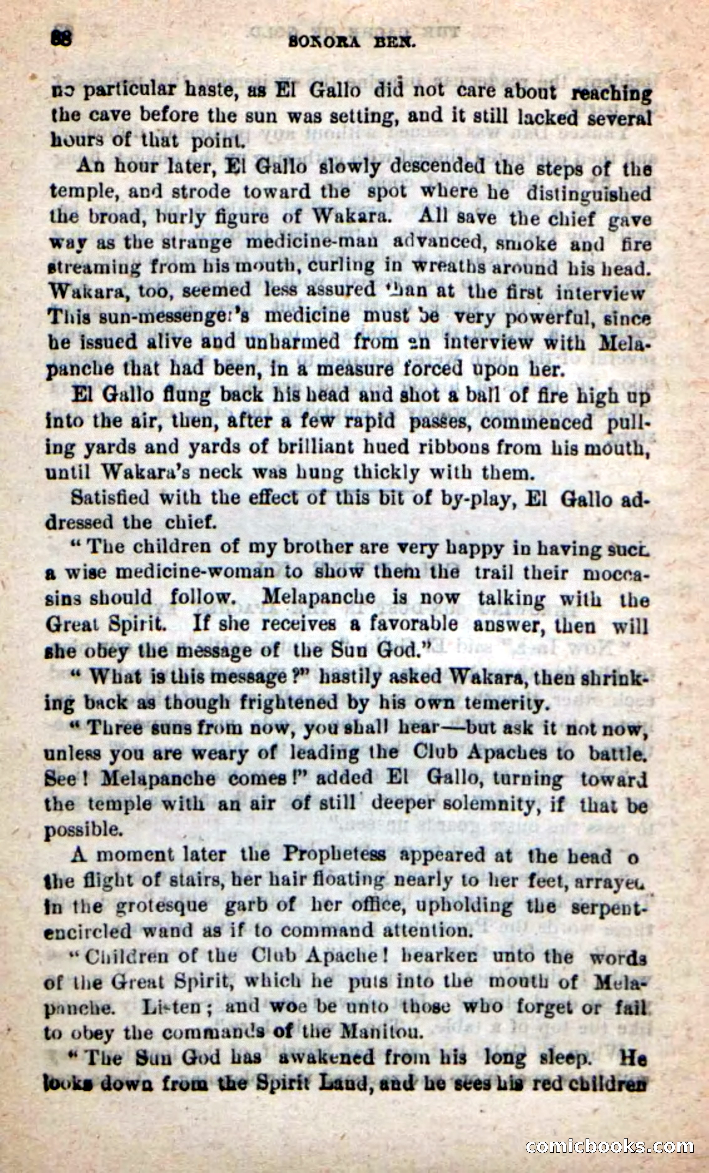 Beadle's New Dime Novels: Sonora Ben — page 84 of 100