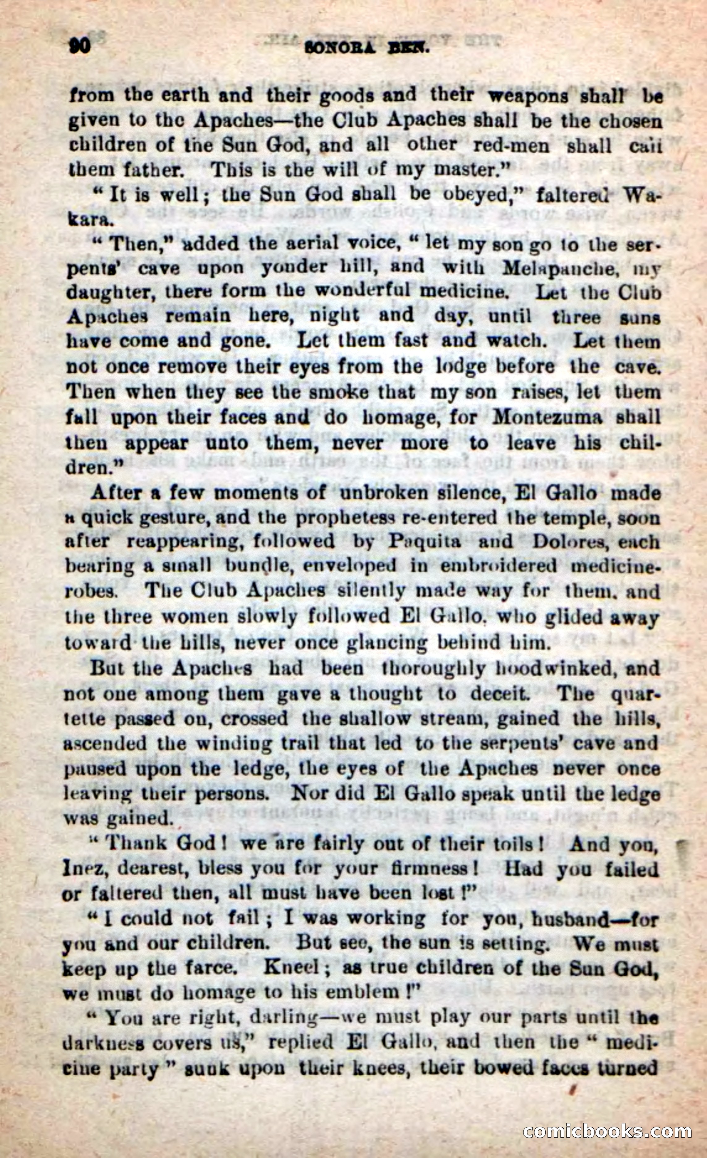 Beadle's New Dime Novels: Sonora Ben — page 86 of 100
