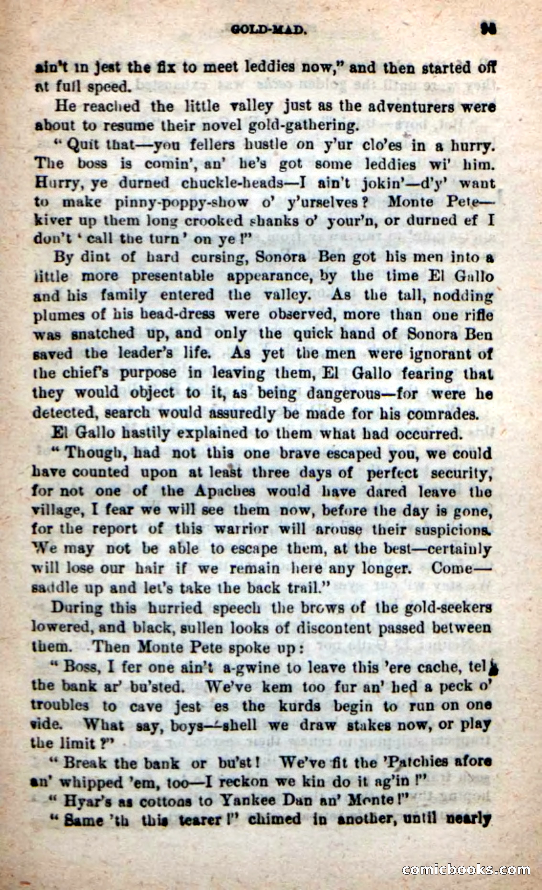 Beadle's New Dime Novels: Sonora Ben — page 91 of 100