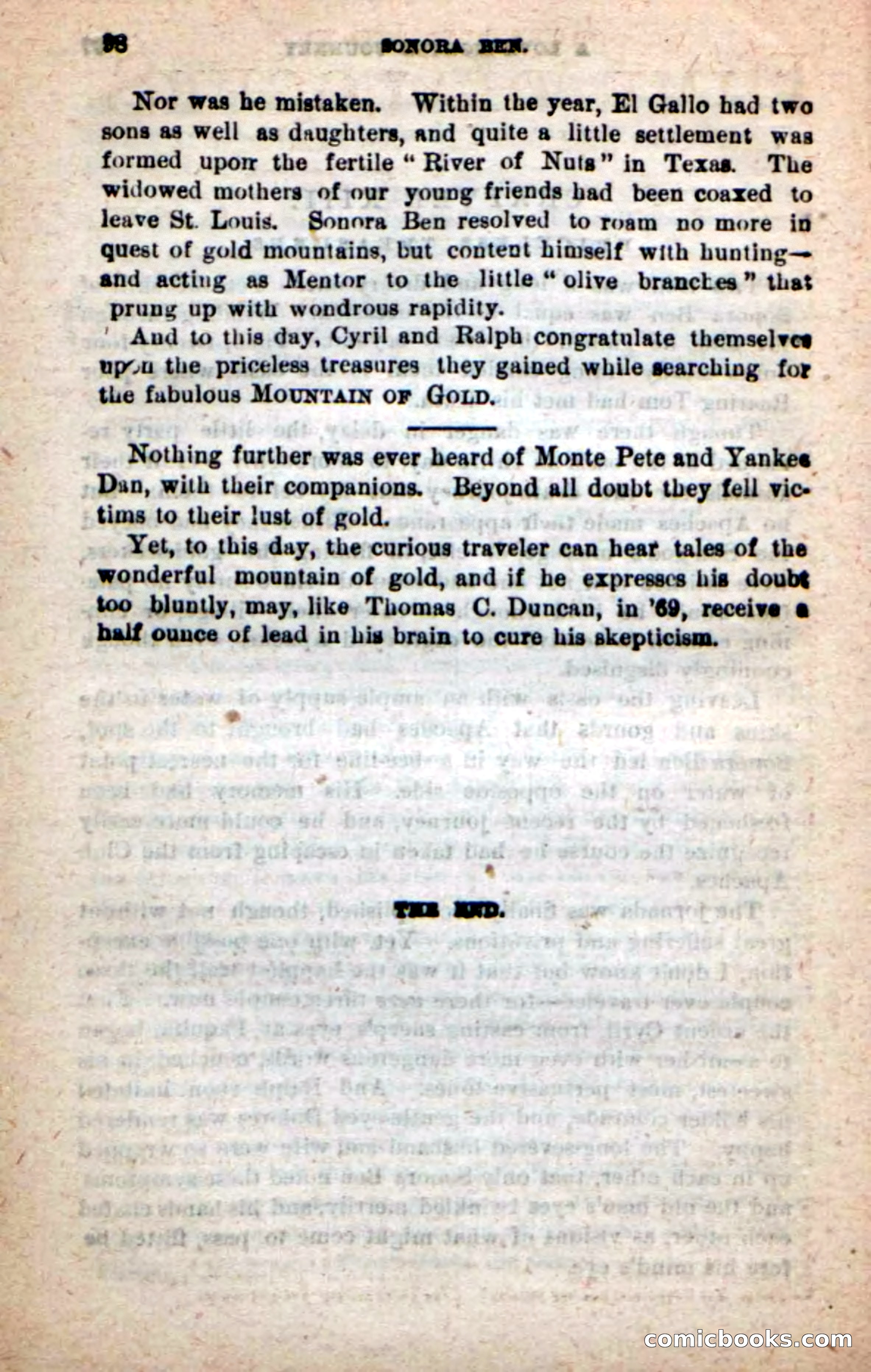 Beadle's New Dime Novels: Sonora Ben — page 94 of 100