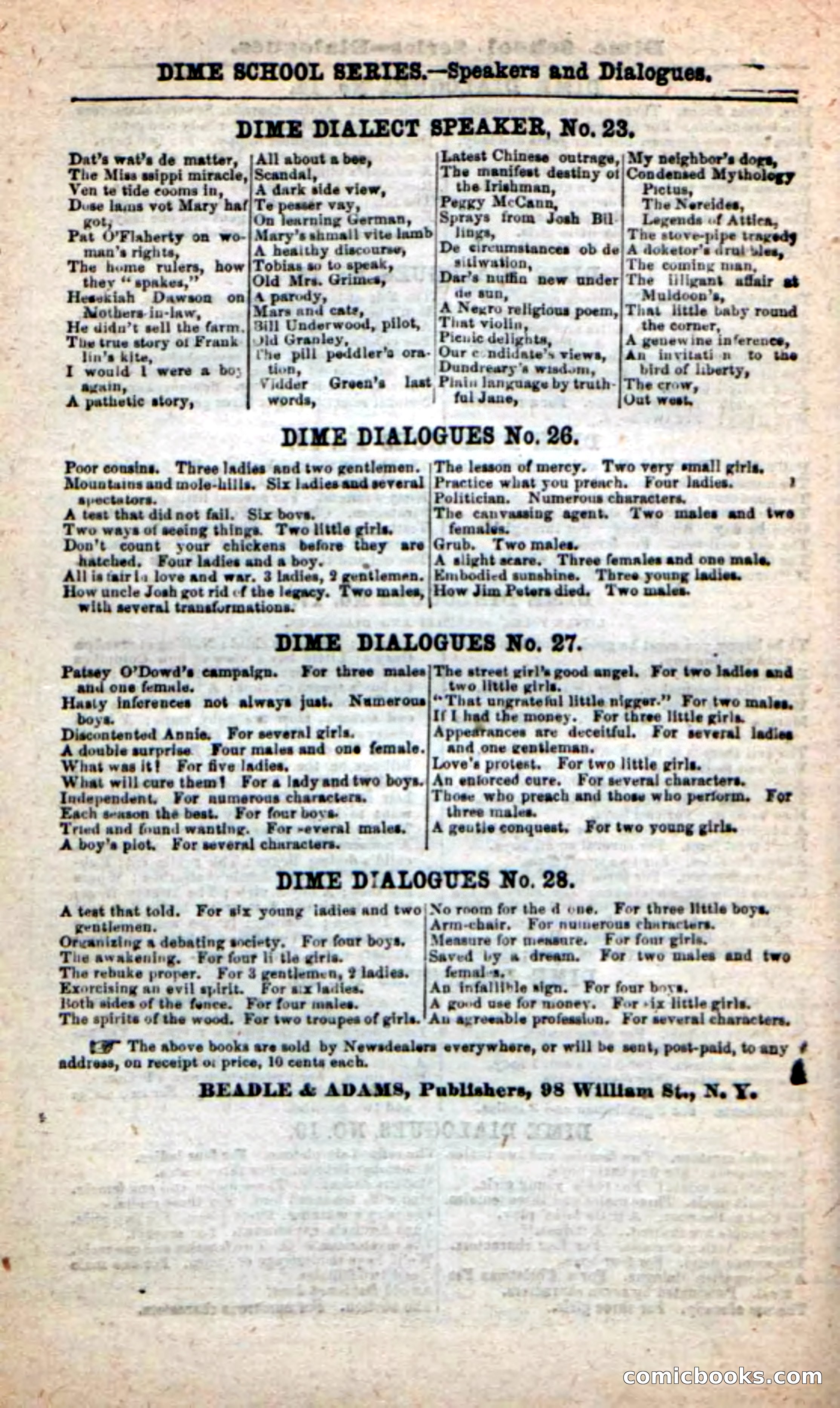 Beadle's New Dime Novels: Sonora Ben — page 98 of 100