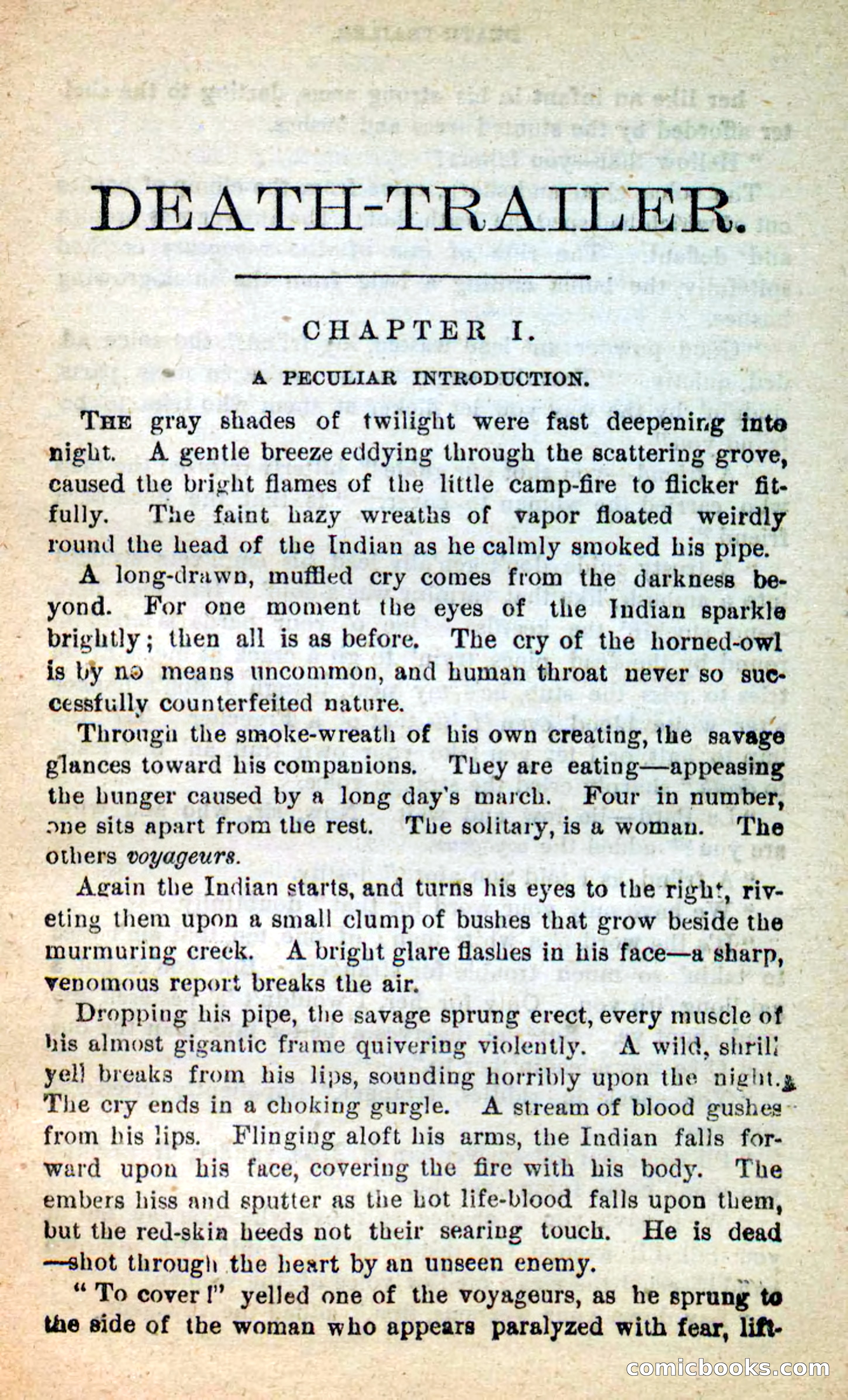 Beadle's New Dime Novels: Death-Trailer — page 5 of 99