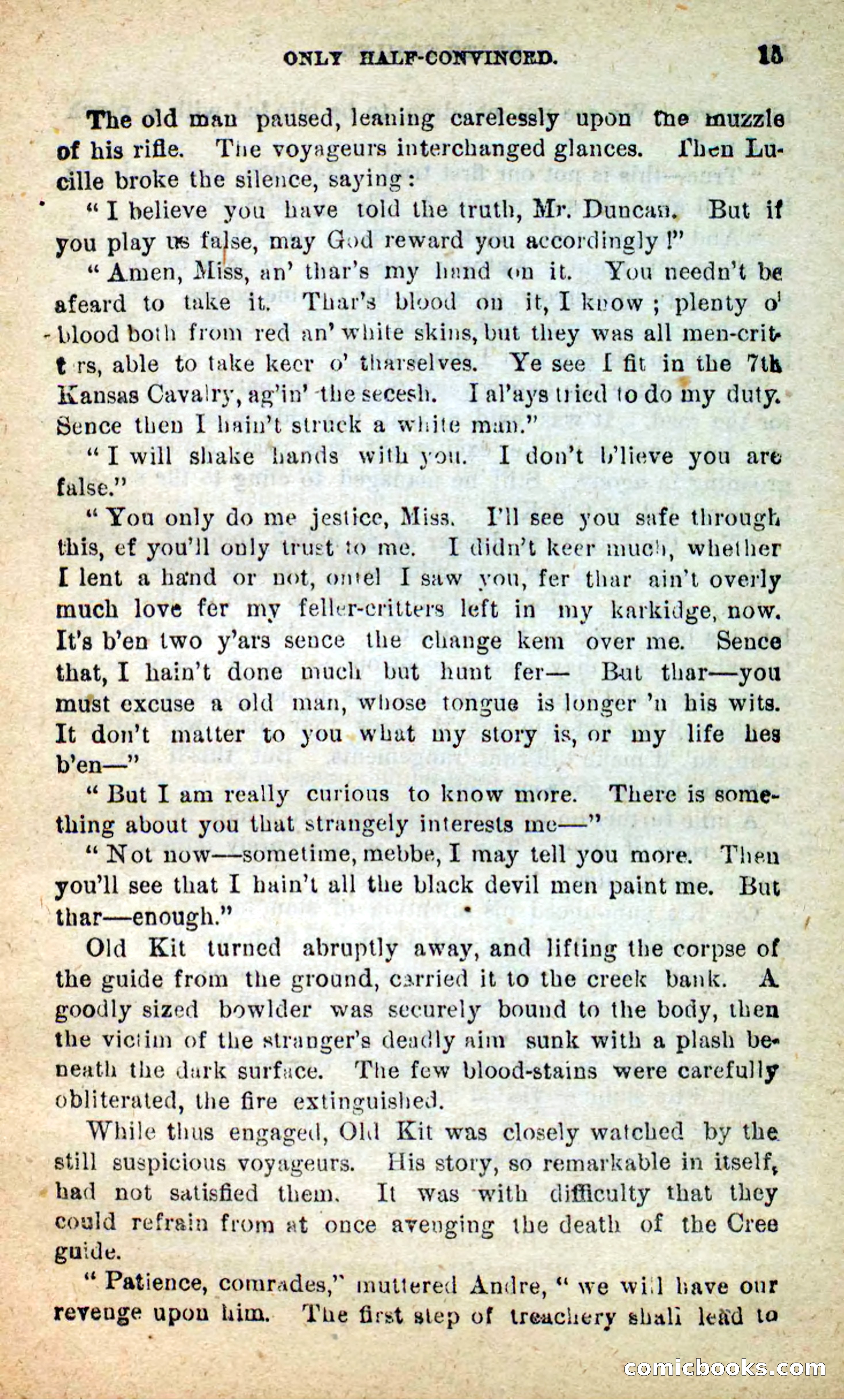 Beadle's New Dime Novels: Death-Trailer — page 11 of 99