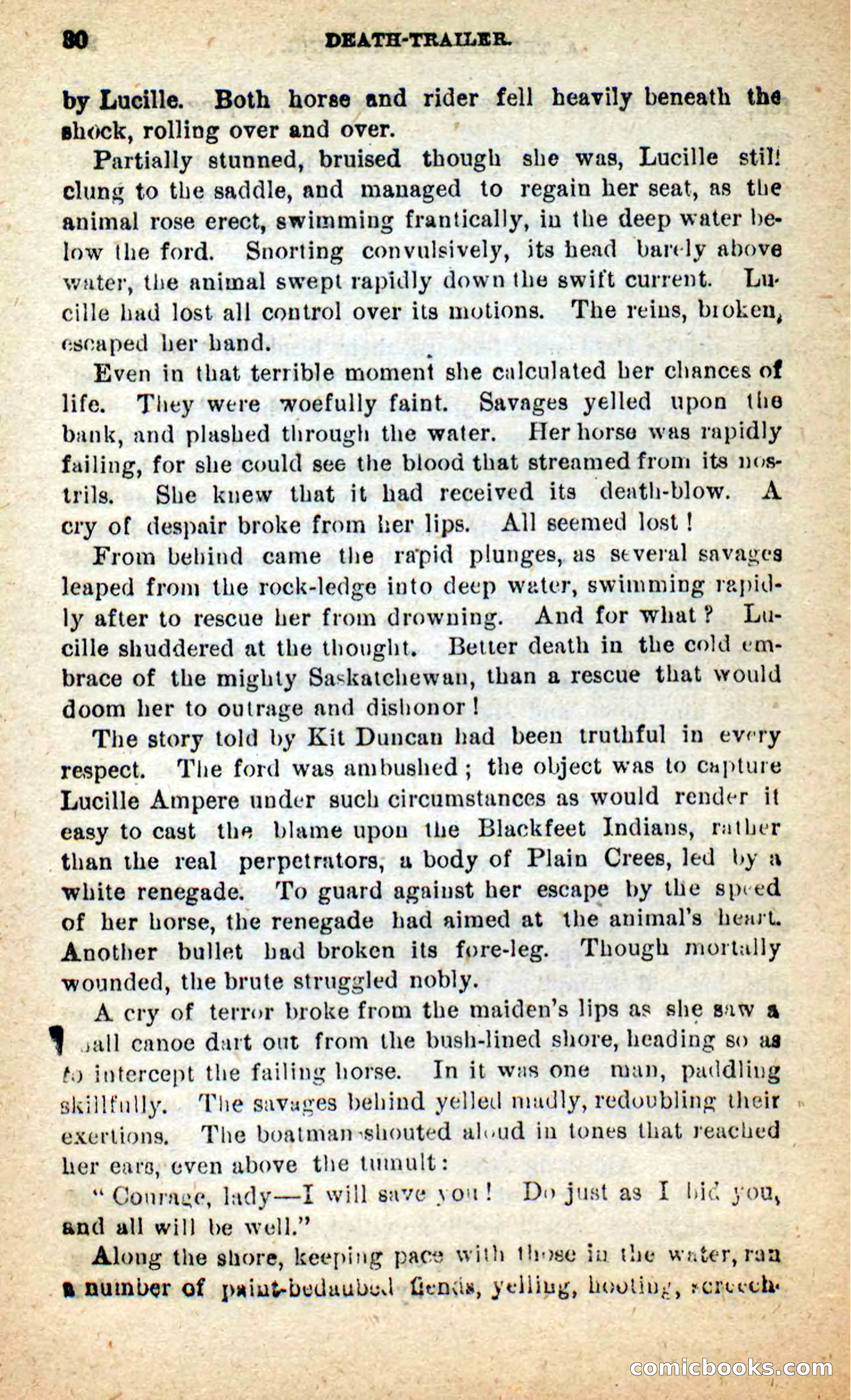 Beadle's New Dime Novels: Death-Trailer — page 26 of 99