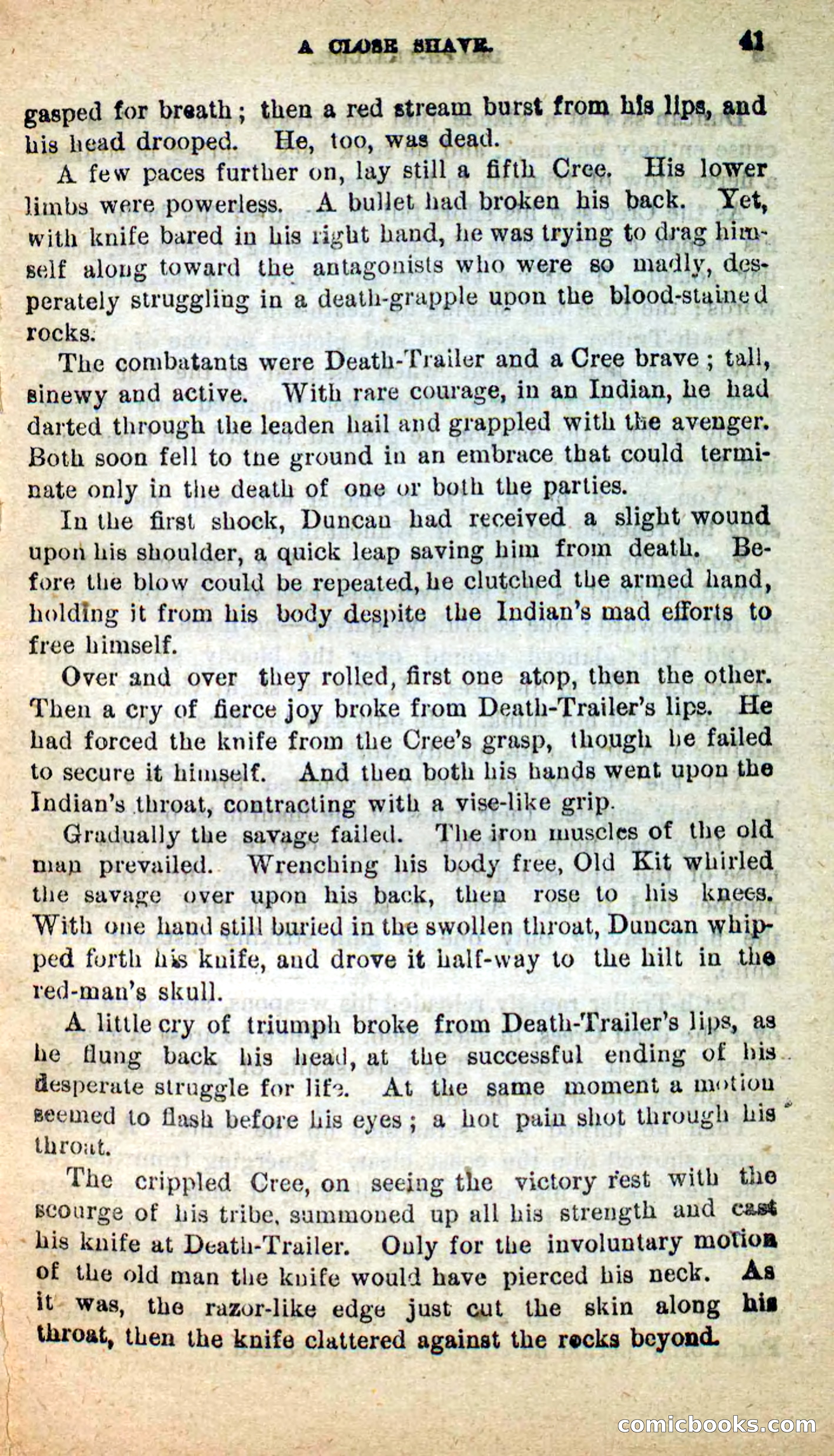 Beadle's New Dime Novels: Death-Trailer — page 37 of 99