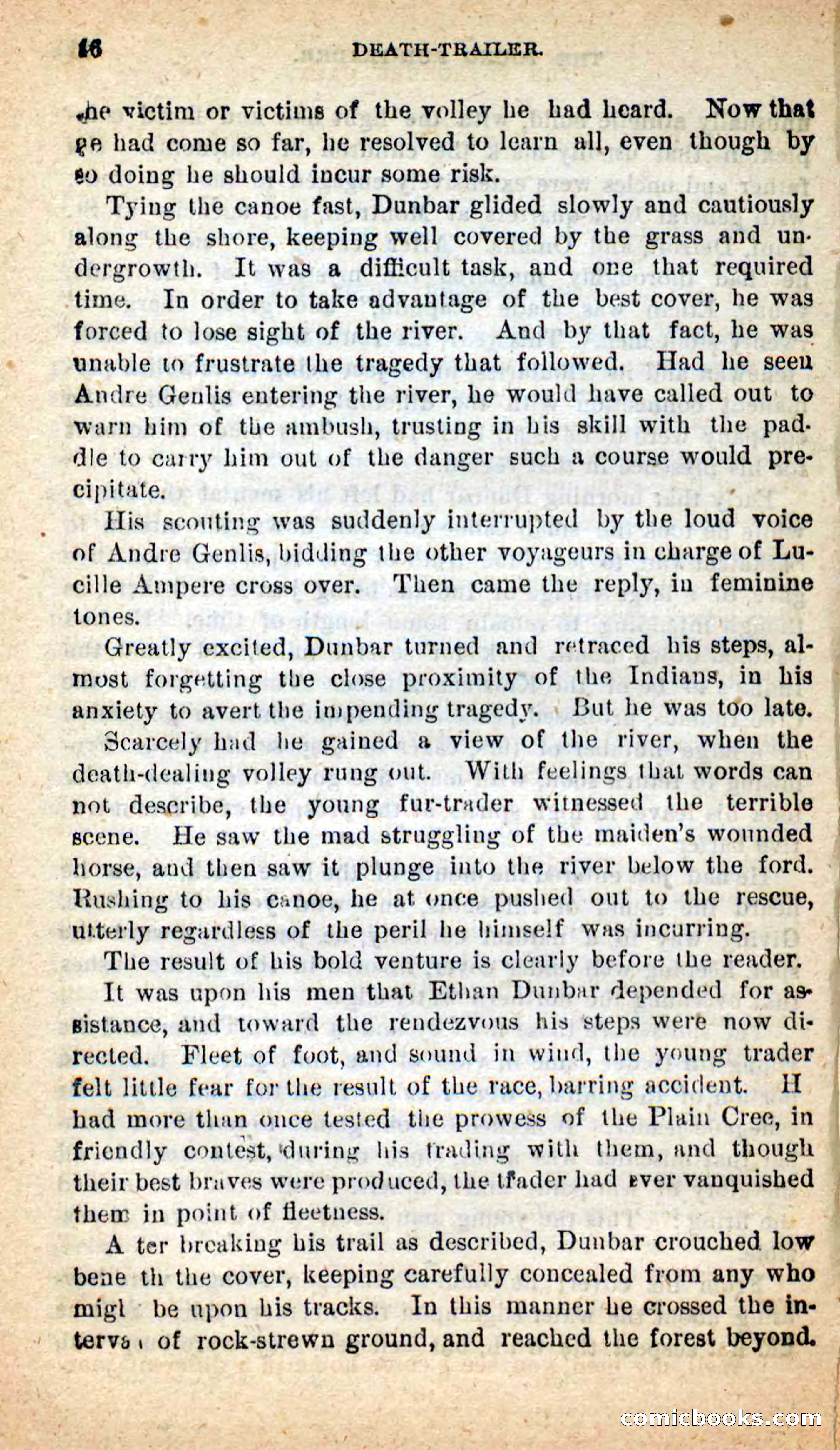 Beadle's New Dime Novels: Death-Trailer — page 42 of 99