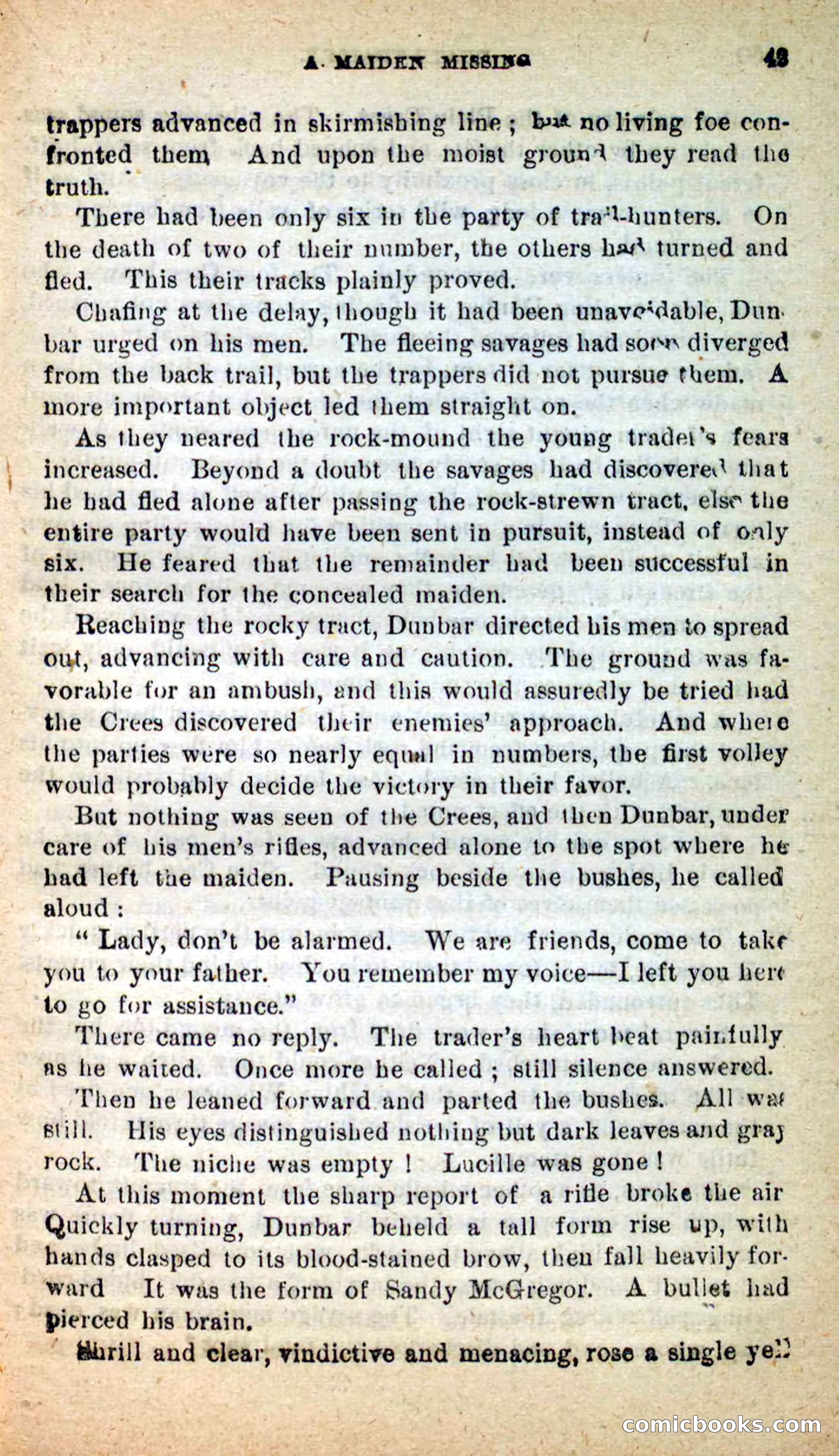 Beadle's New Dime Novels: Death-Trailer — page 45 of 99